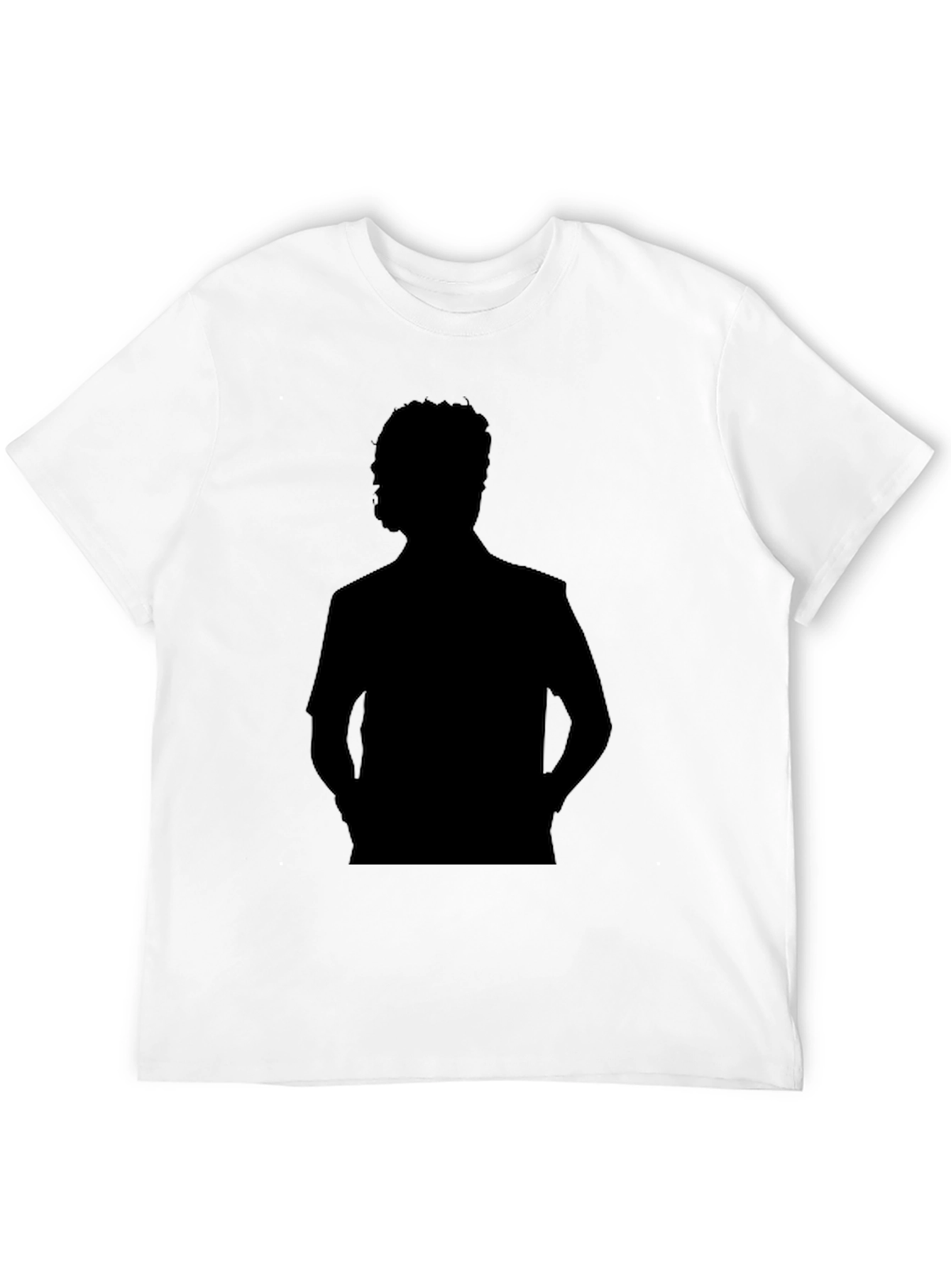 Silhouette Graphic Black T-Shirt - Stylish Casual Wear