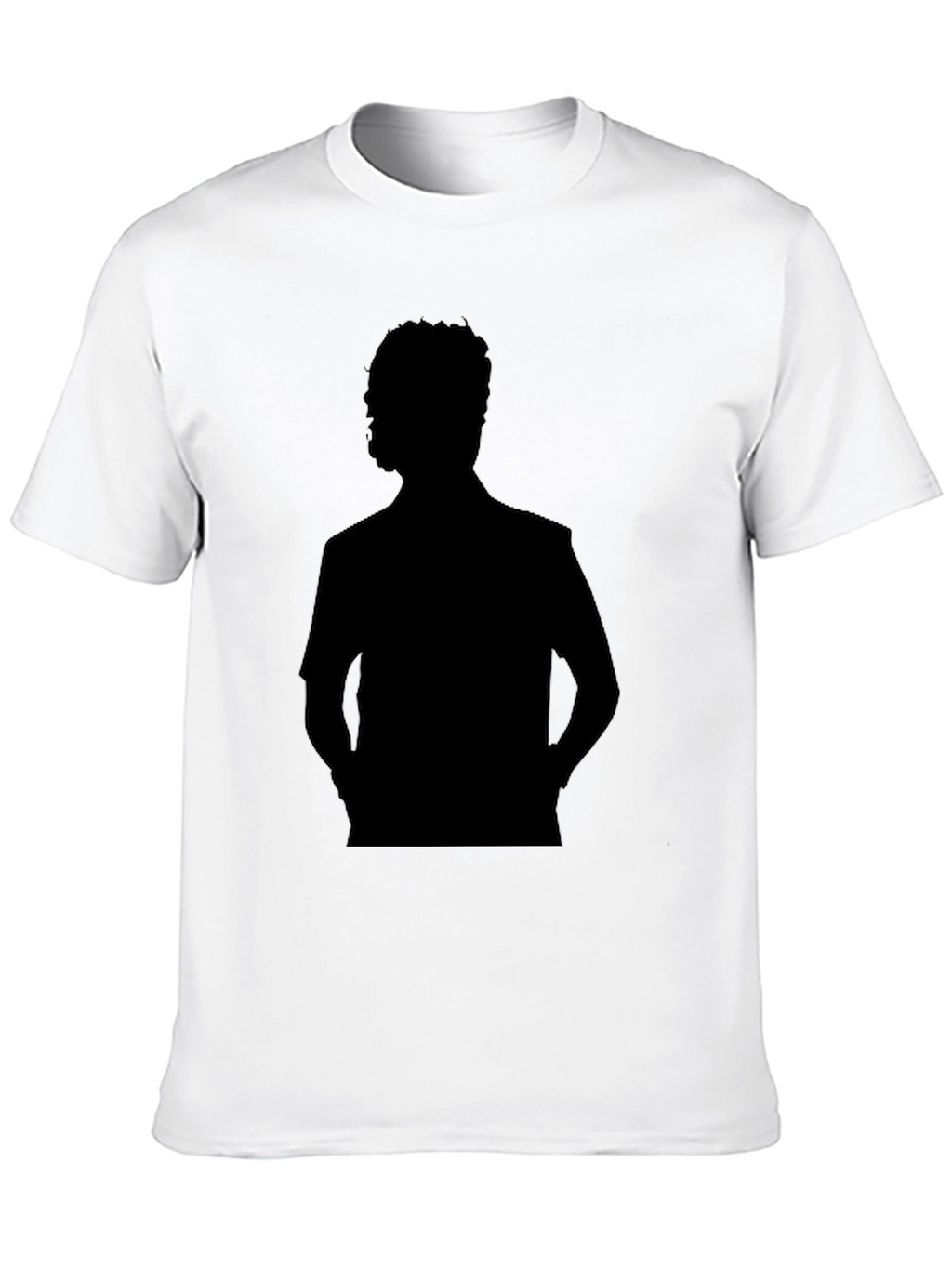 Silhouette Graphic Black T-Shirt - Stylish Casual Wear