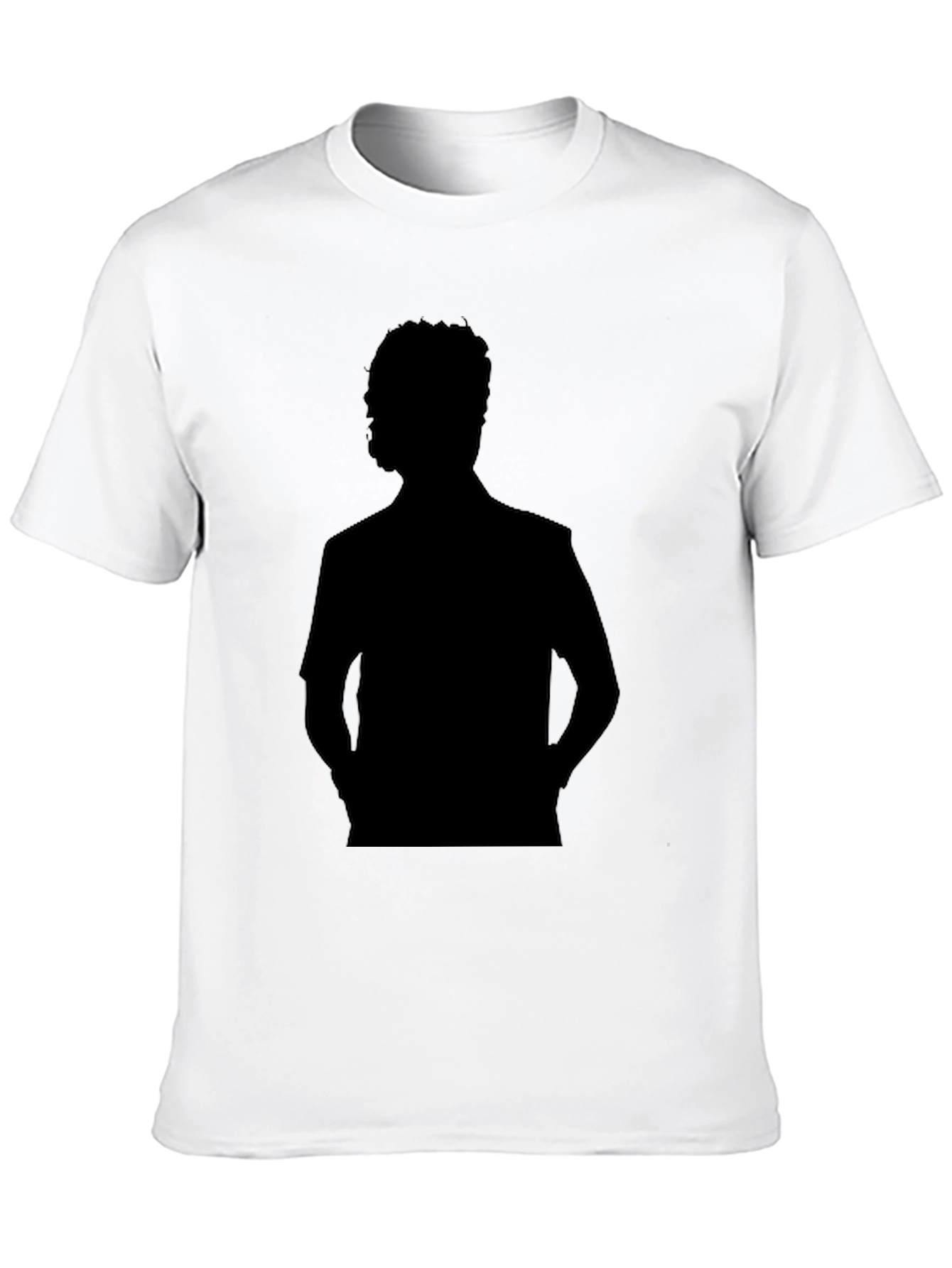 Silhouette Graphic Black T-Shirt - Stylish Casual Wear