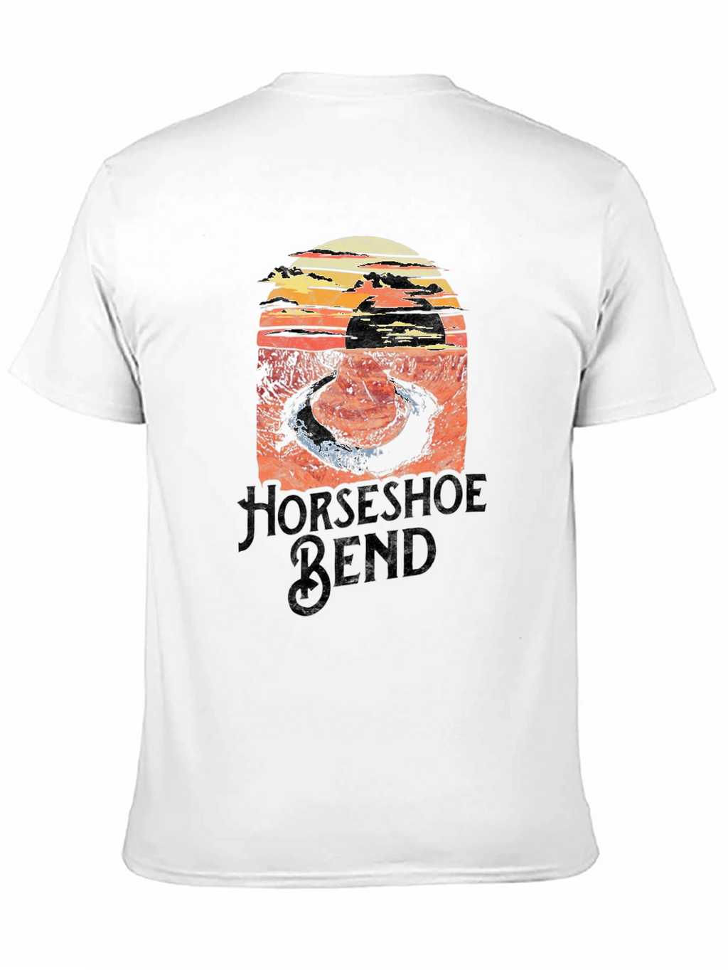 Horseshoe Bend Graphic Tee - Black