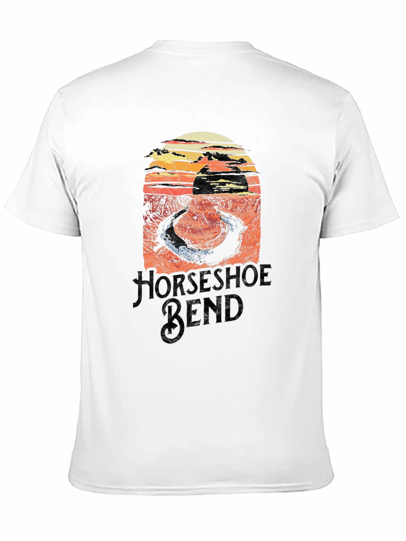 Horseshoe Bend Graphic Tee - Black