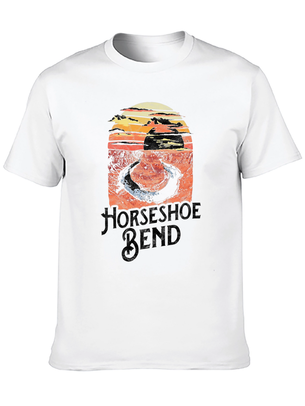 Horseshoe Bend Graphic Tee - Black