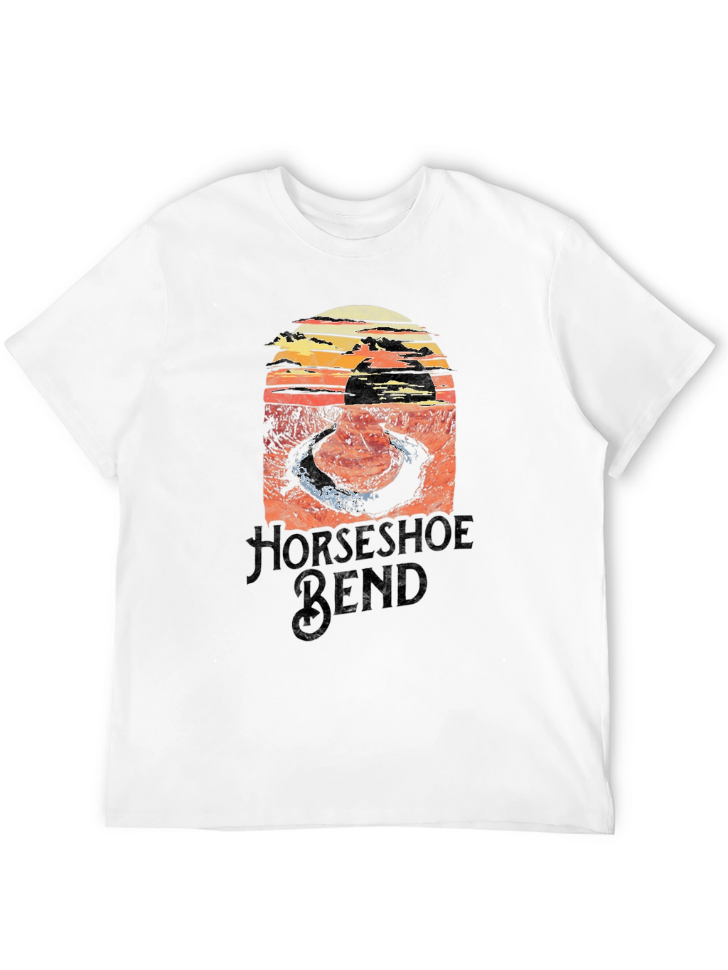 Horseshoe Bend Graphic Tee - Black
