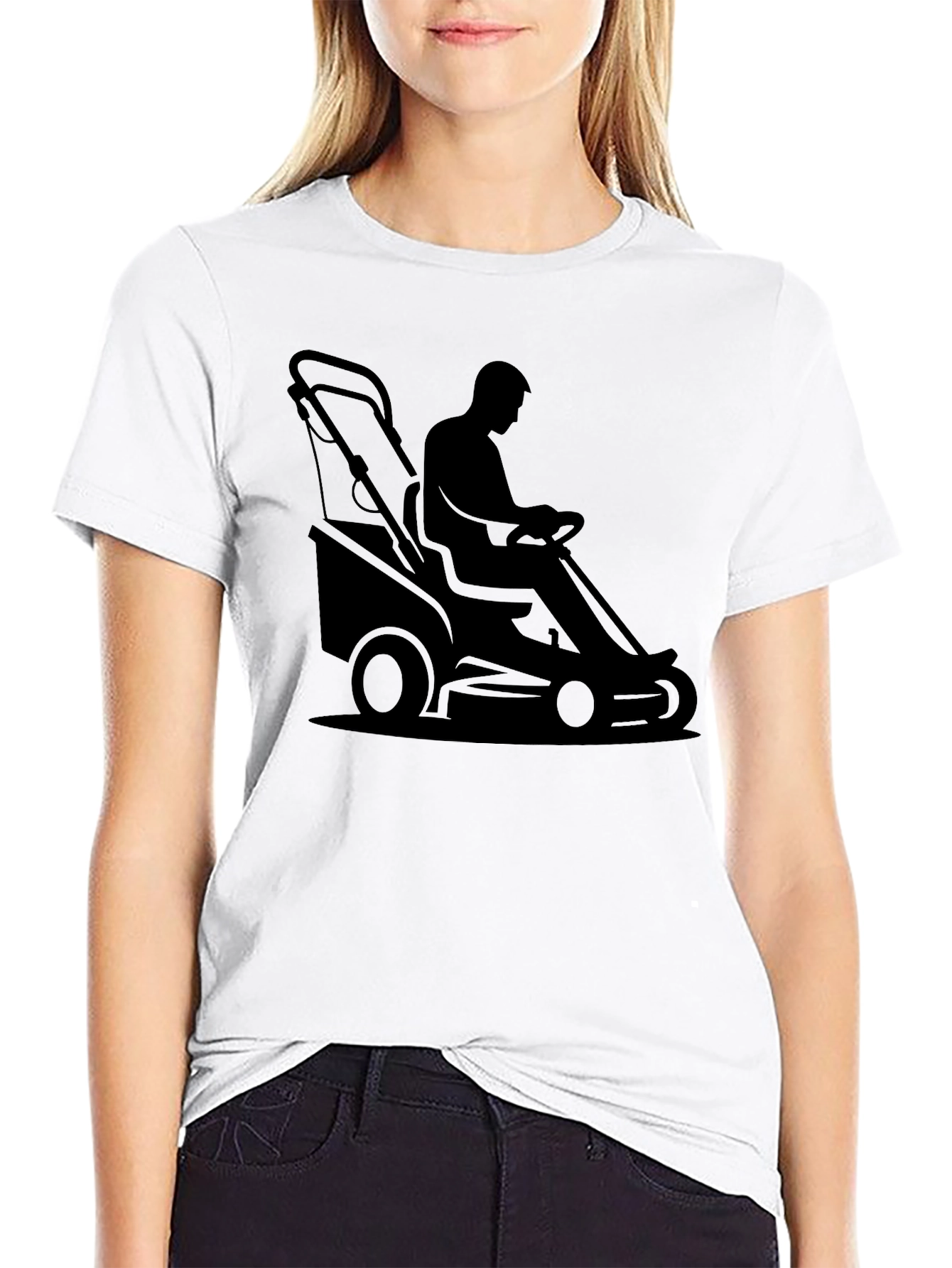 Ride-On Lawn Mower Graphic T-Shirt
