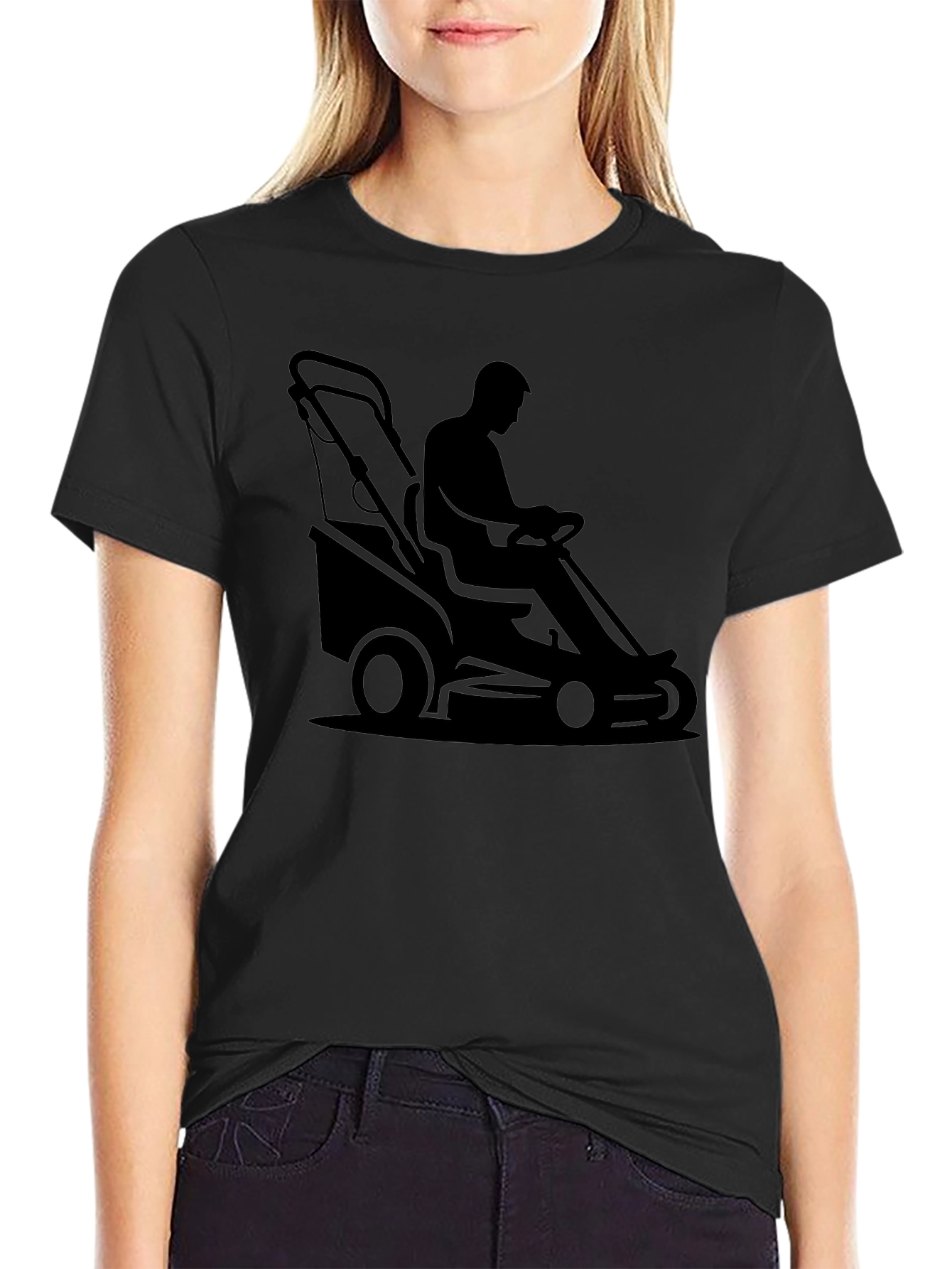Ride-On Lawn Mower Graphic T-Shirt