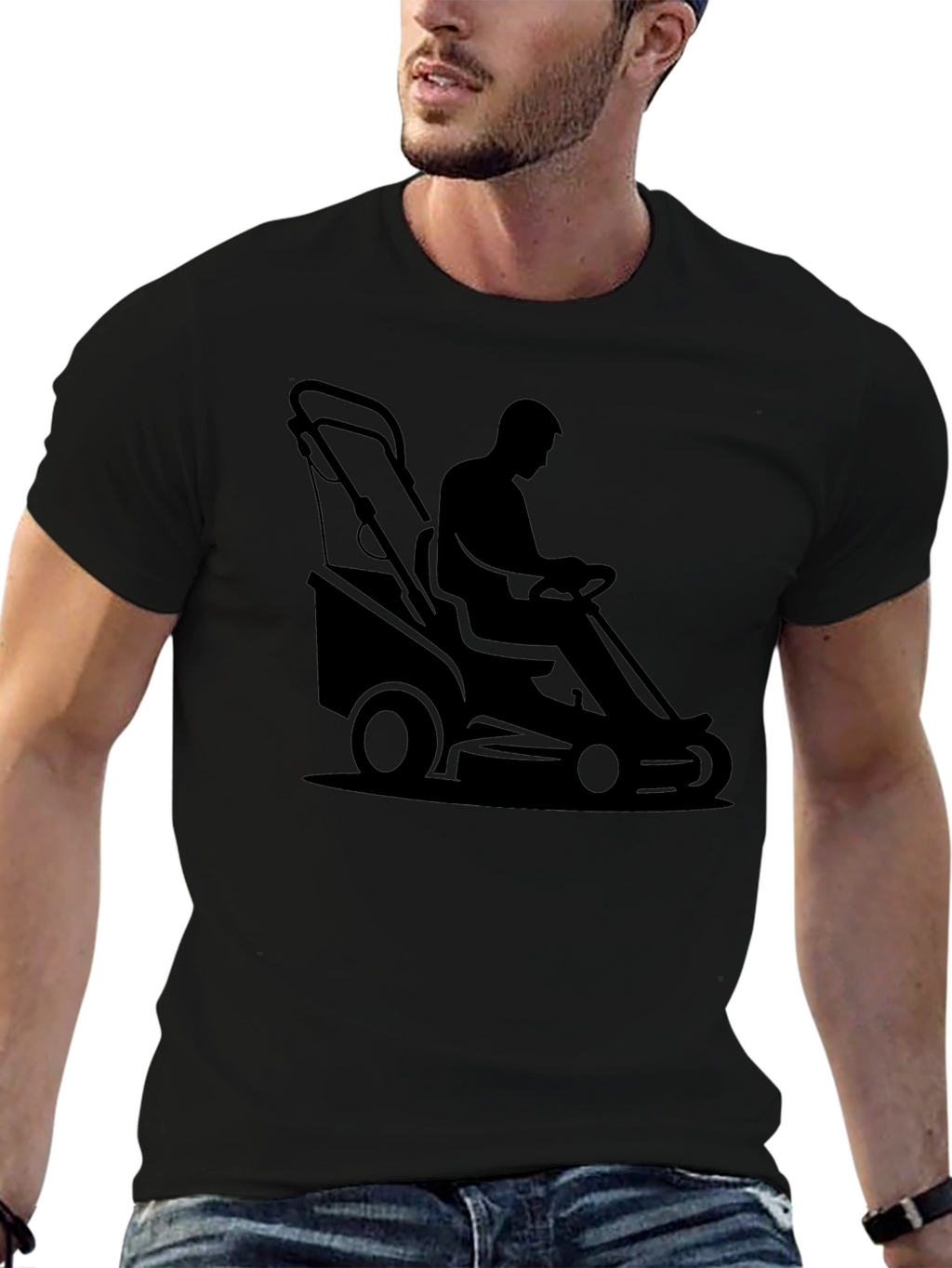 Ride-On Lawn Mower Graphic T-Shirt