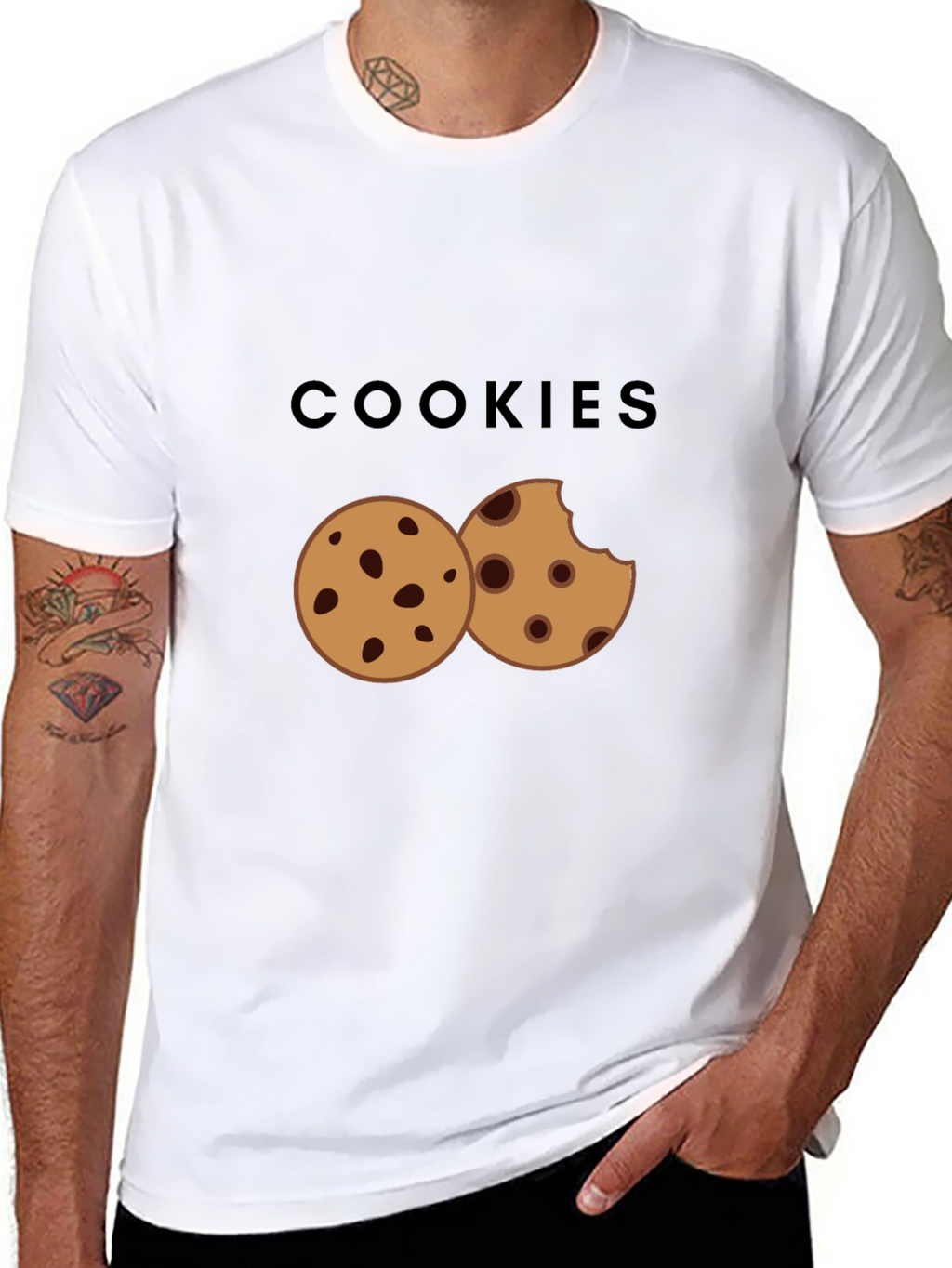 Cookies Graphic Tee - Casual Comfort