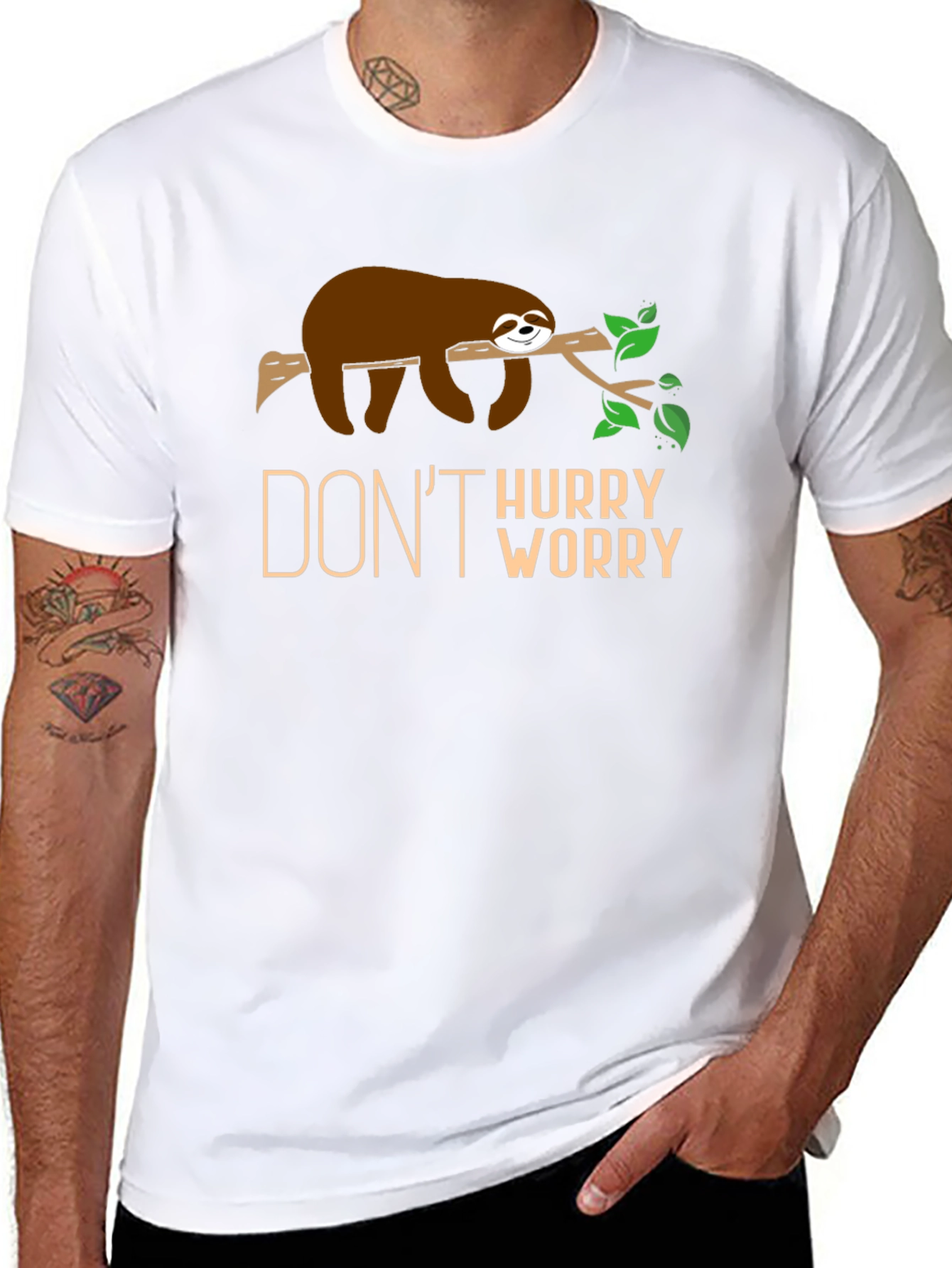 Dont Hurry Worry Sloth T-Shirt