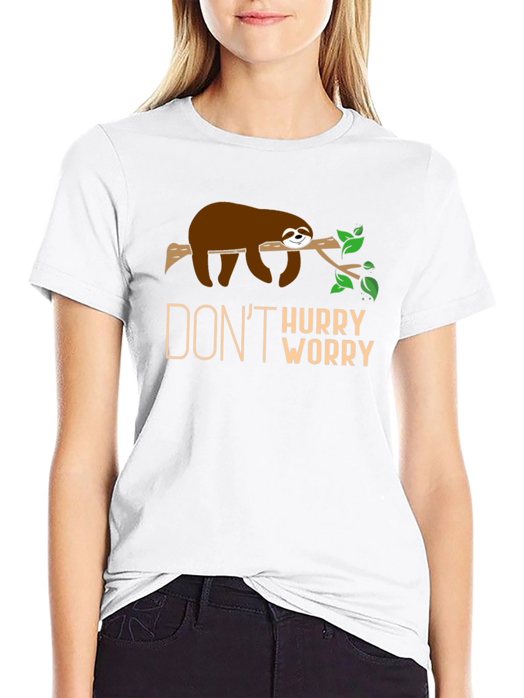 Dont Hurry Worry Sloth T-Shirt