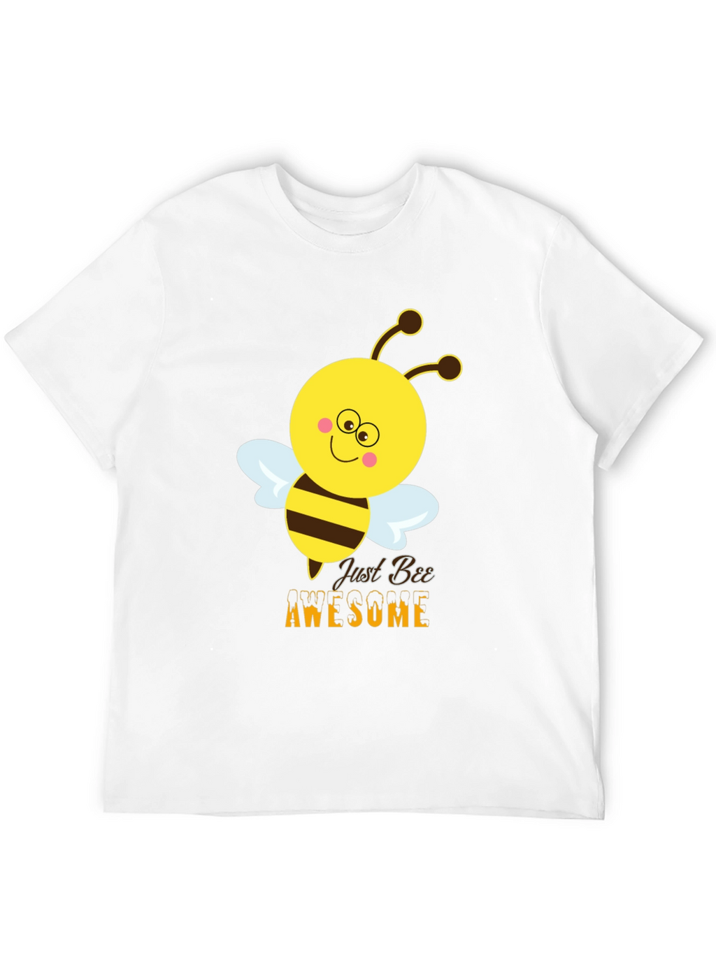 Just Bee Awesome Graphic Tee - Black