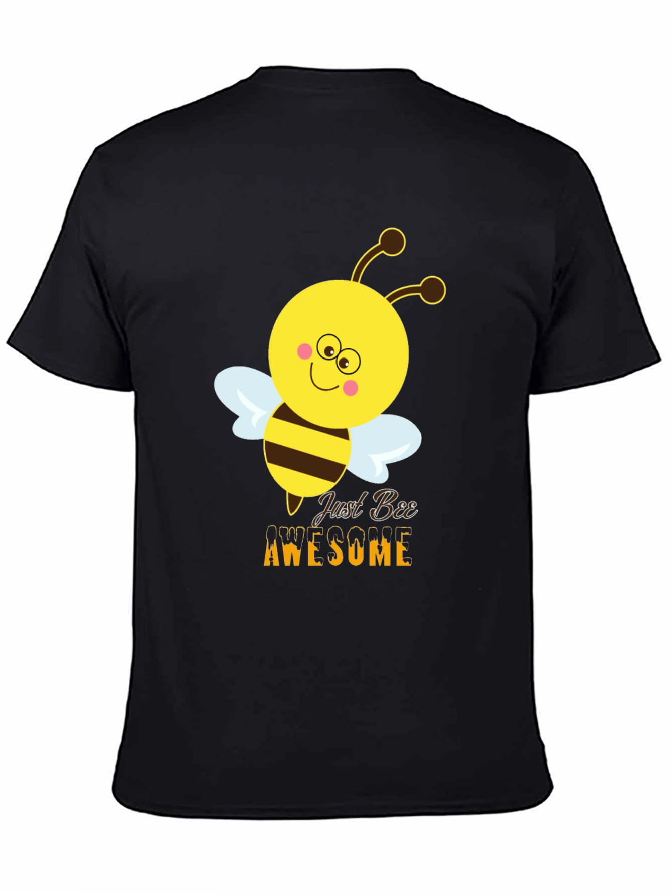 Just Bee Awesome Graphic Tee - Black