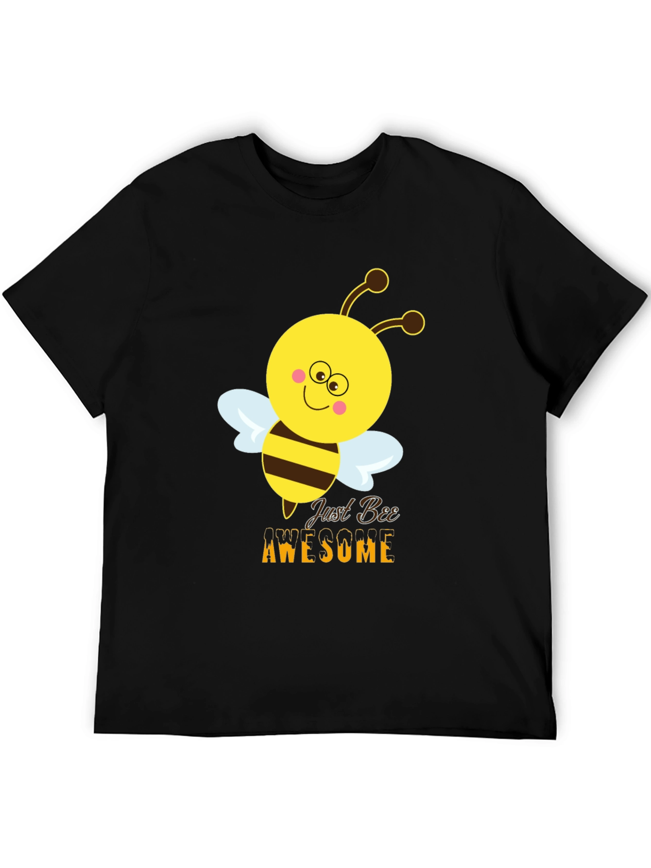 Just Bee Awesome Graphic Tee - Black