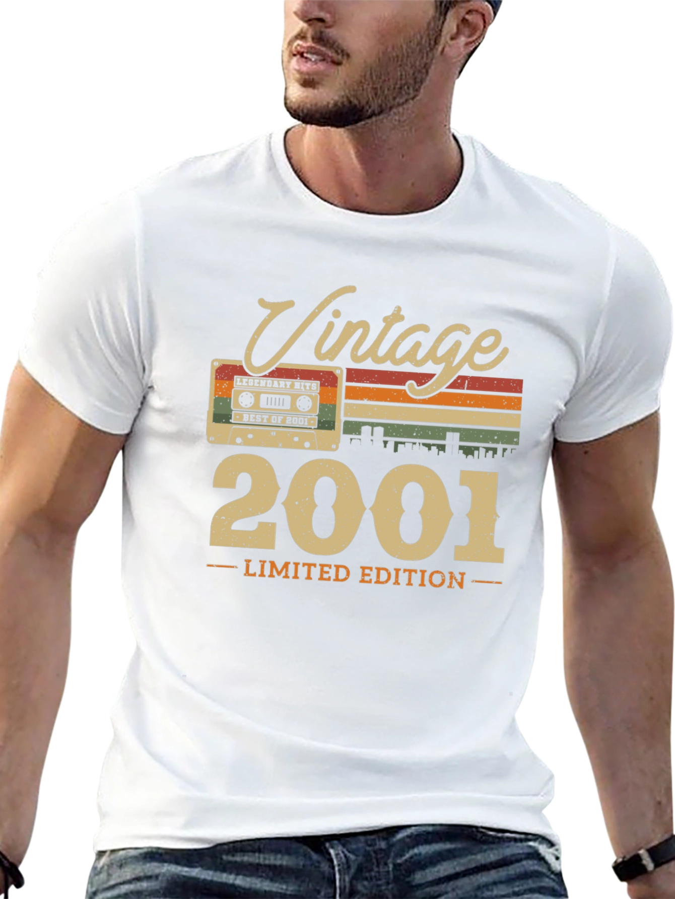 Vintage 2001 Limited Edition Cassette Tape T-Shirt