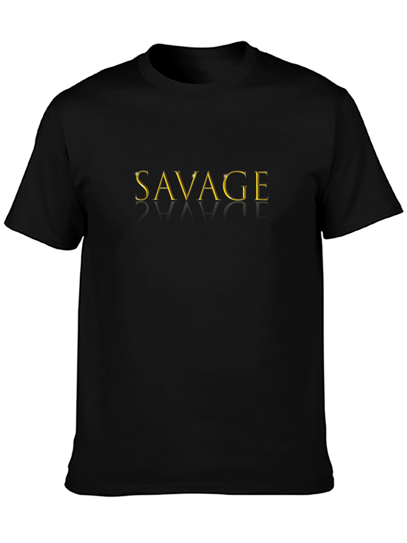 Savage Graphic Tee - Black Short Sleeve Shirt