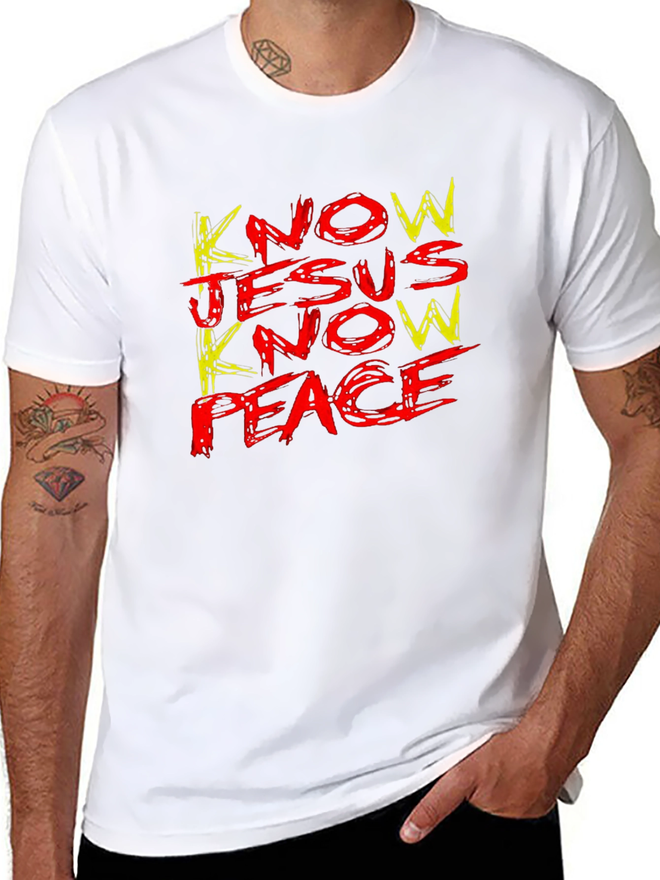 Know Jesus Know Peace Graphic Tee