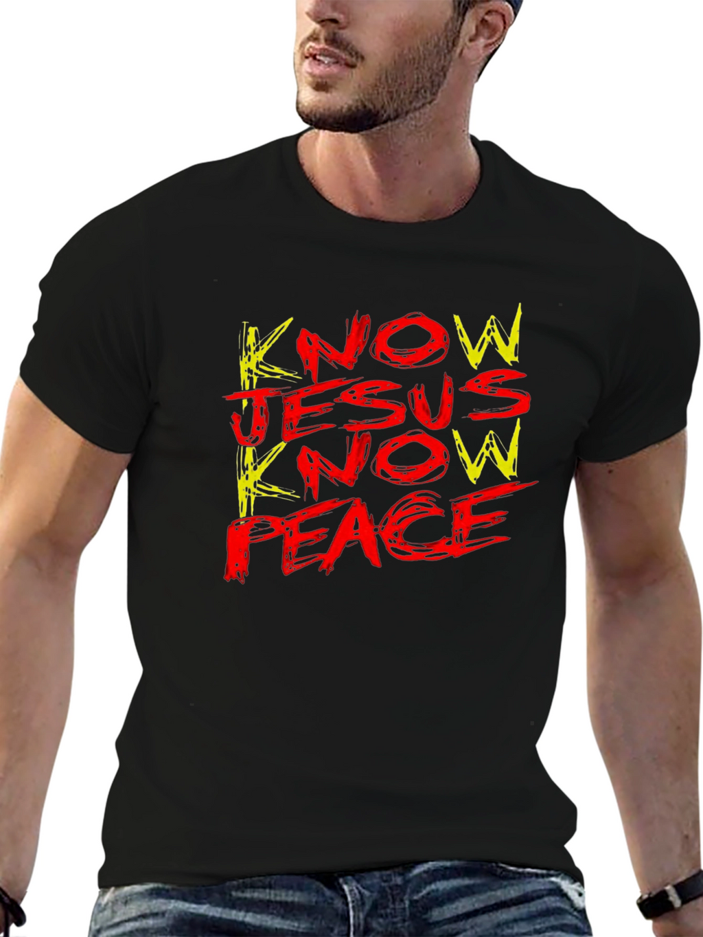 Know Jesus Know Peace Graphic Tee