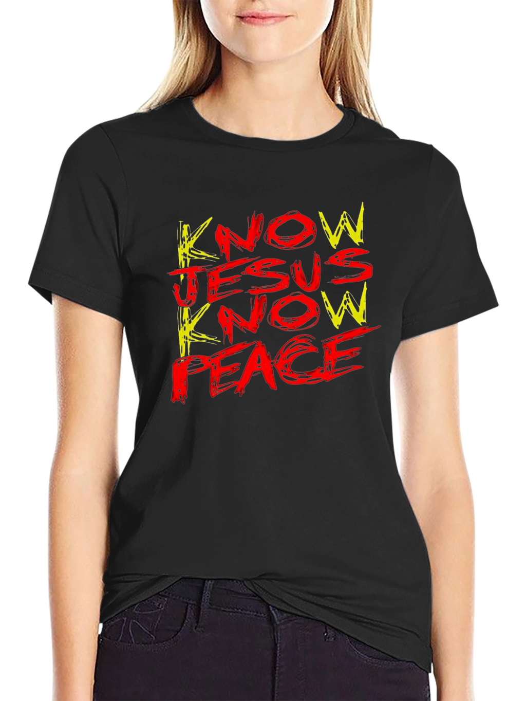 Know Jesus Know Peace Graphic Tee