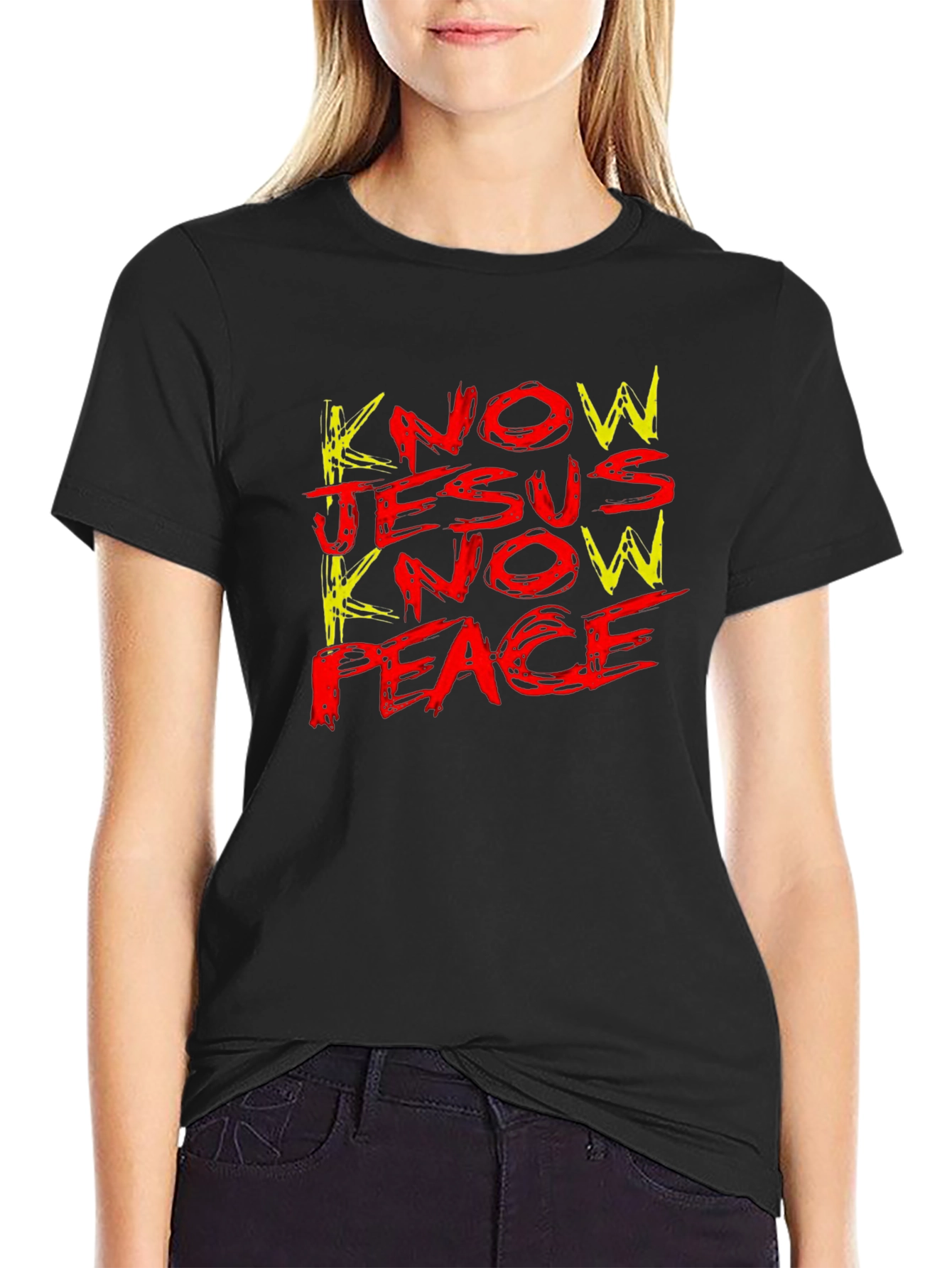 Know Jesus Know Peace Graphic Tee