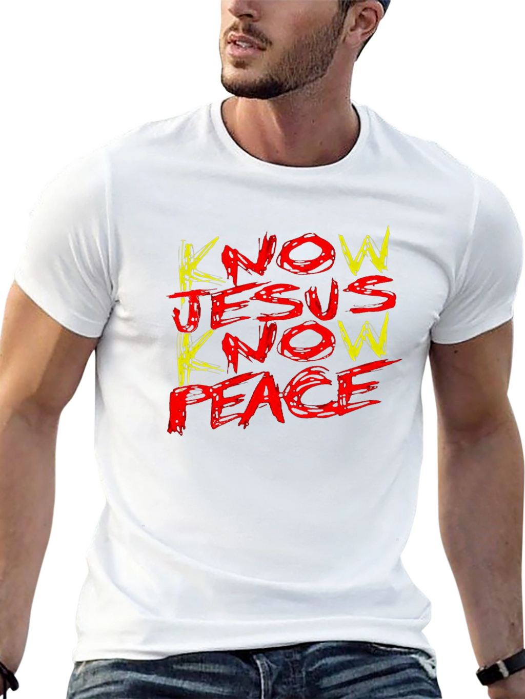 Know Jesus Know Peace Graphic Tee