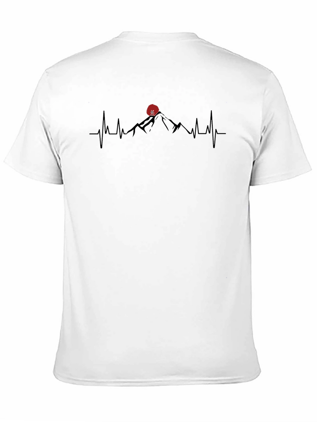 Mountain Heartbeat T-Shirt - Black Graphic Tee