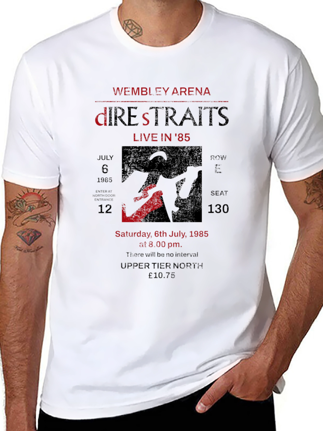 Dire Straits Wembley Arena Concert T-Shirt