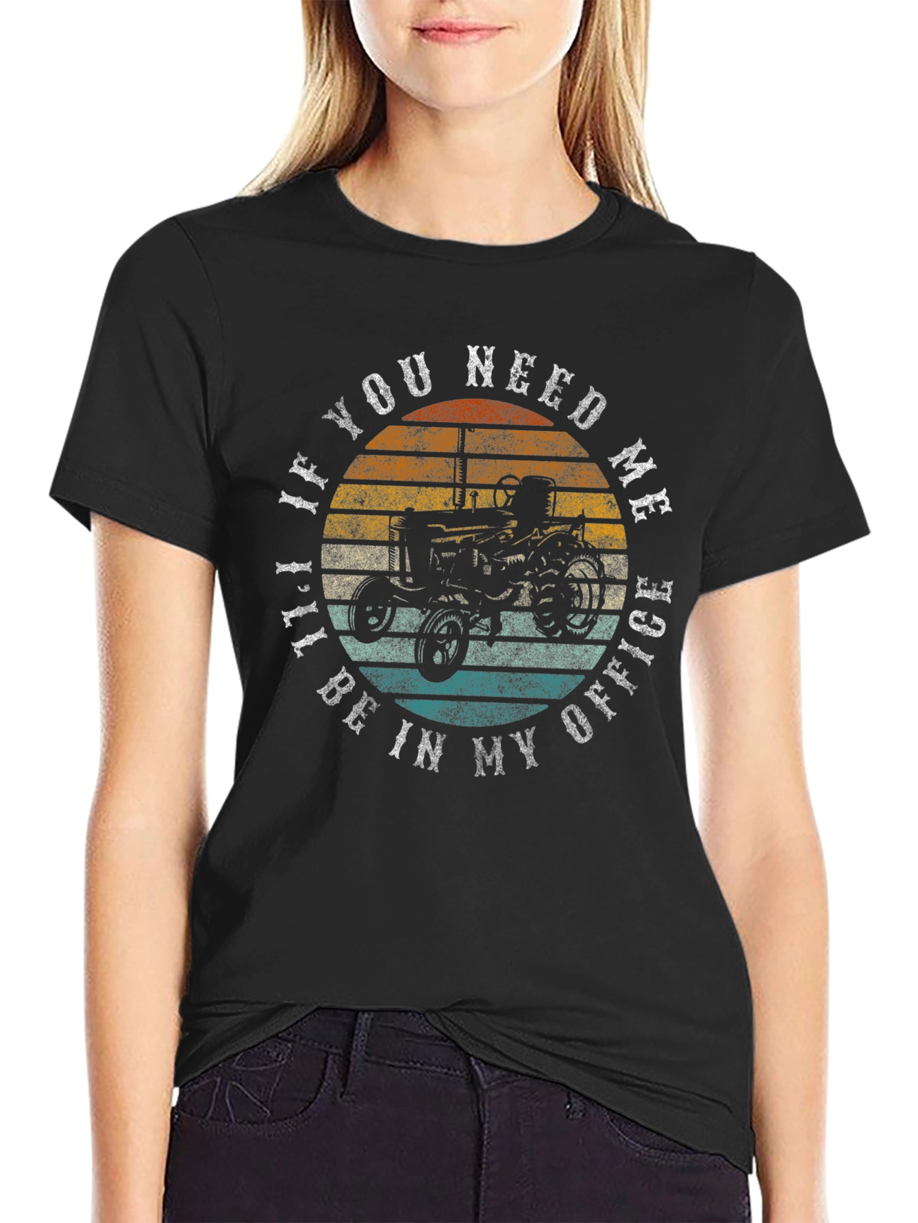 Farmers Office Tractor T-Shirt - Soft Cotton Graphic Tee