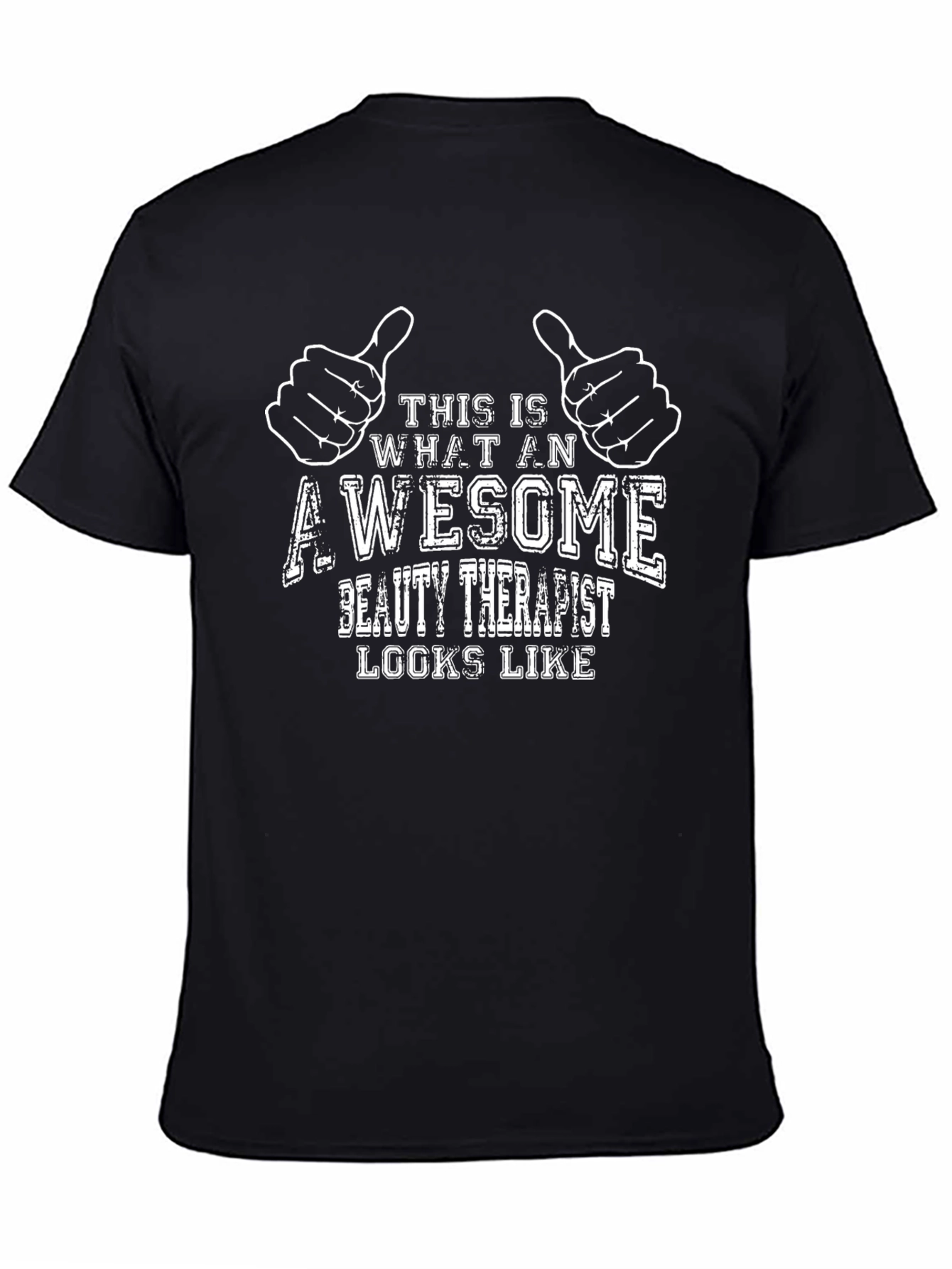 Awesome Beauty Therapist T-Shirt - Black