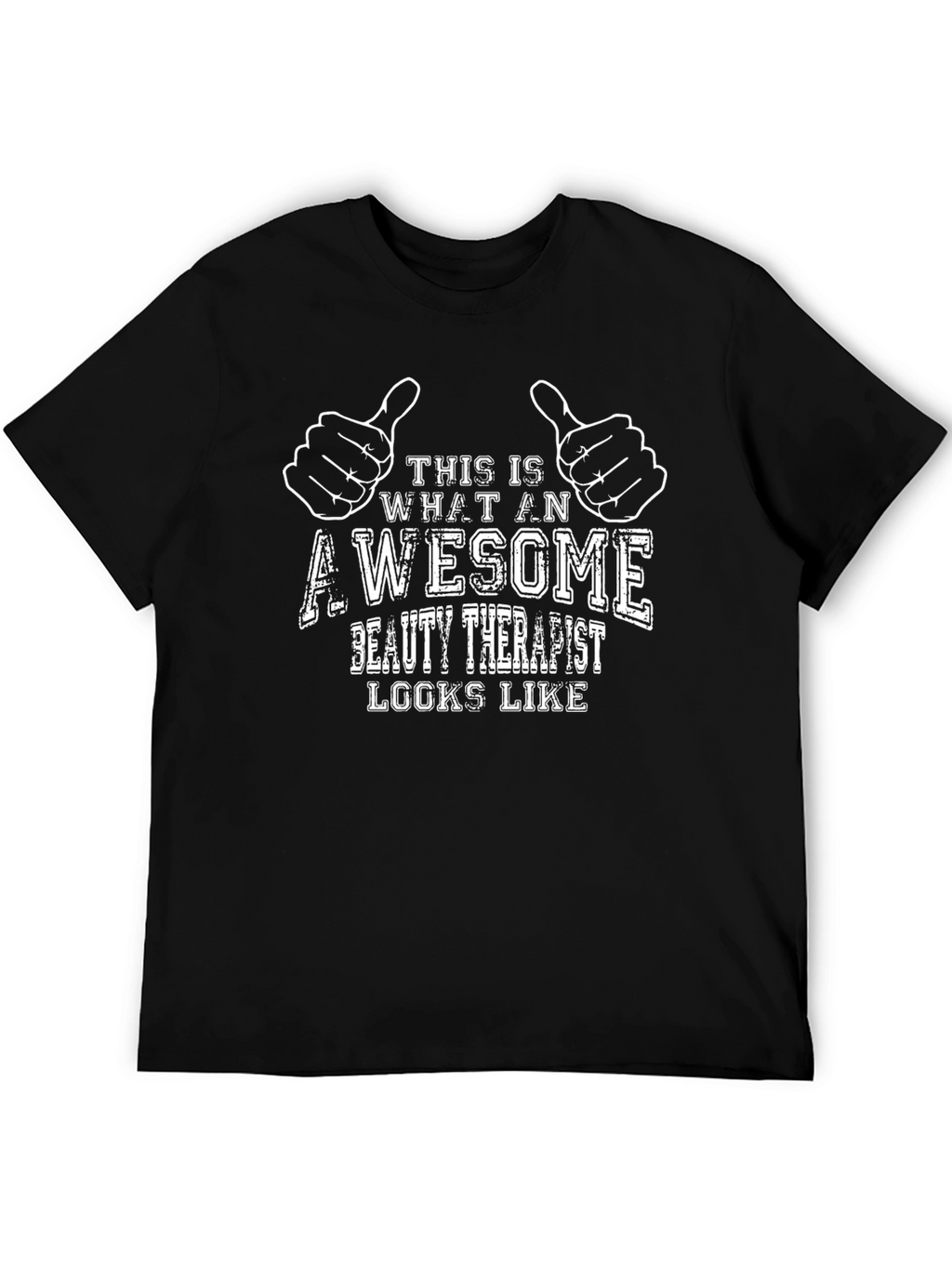 Awesome Beauty Therapist T-Shirt - Black
