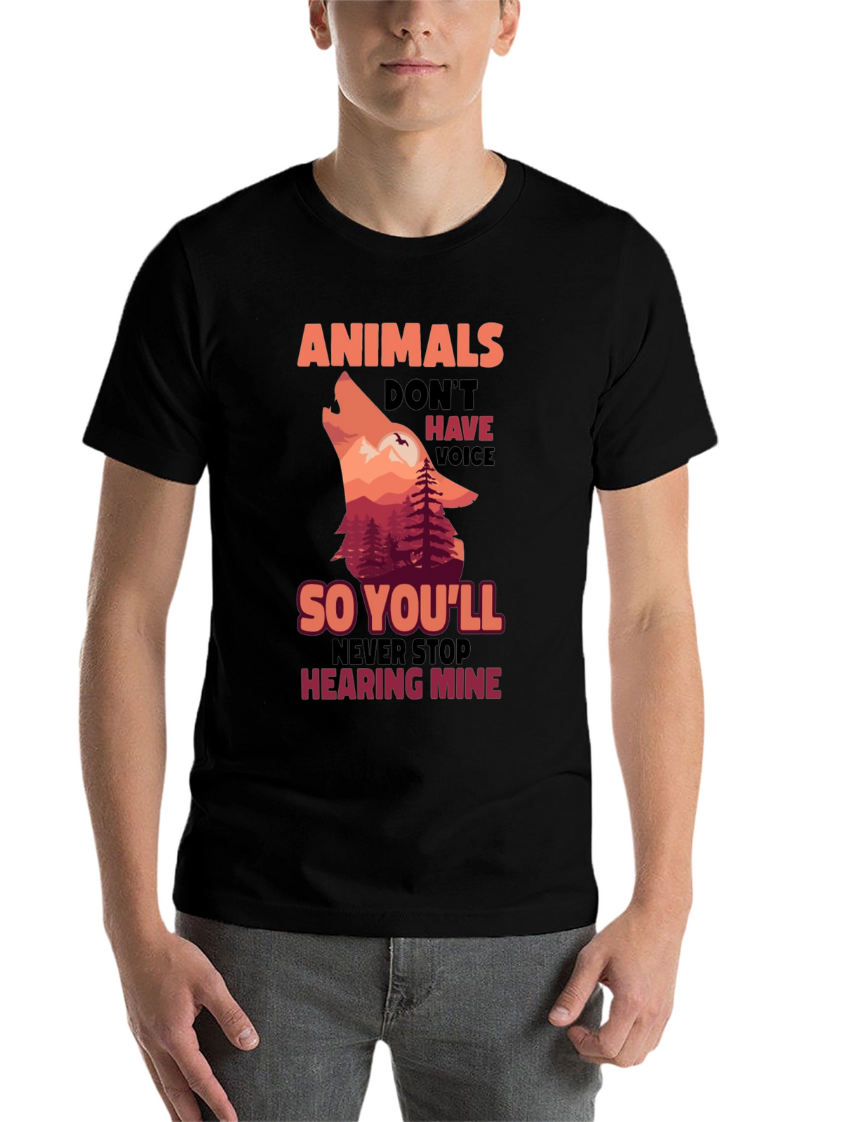 Animals Dont Have Voice T-Shirt