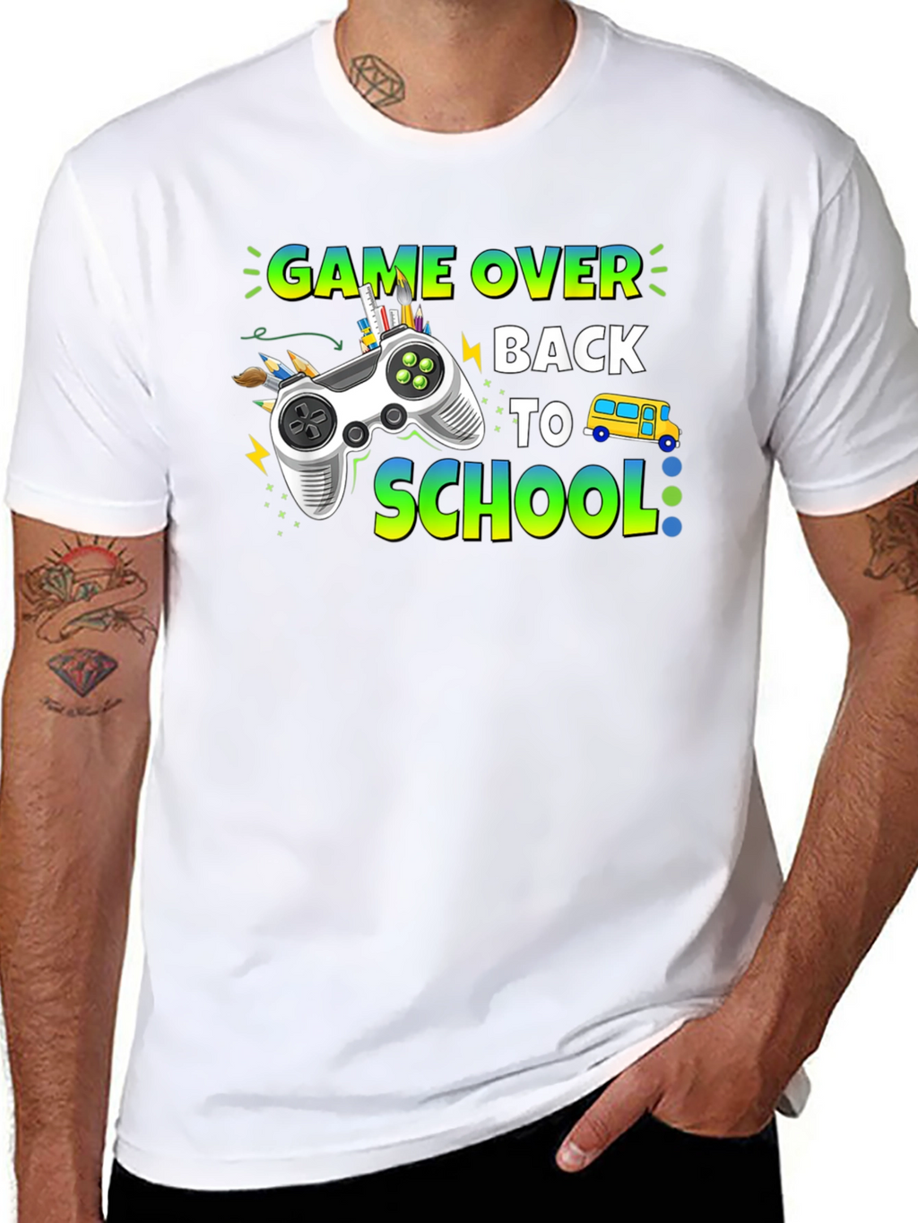 Game Over Back to School T-Shirt
