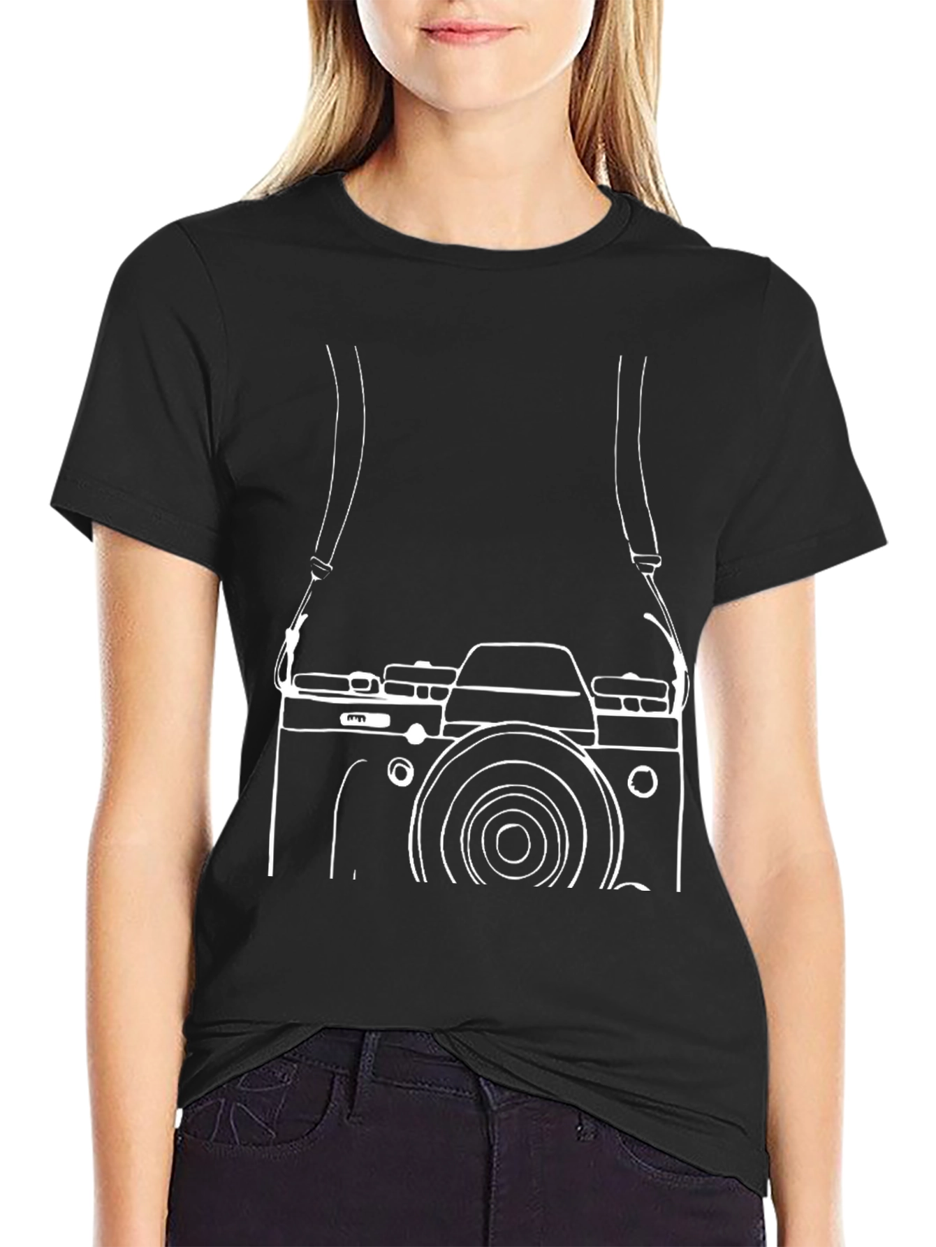 Camera T-Shirt - Cool Graphic Tee for Photography Lovers