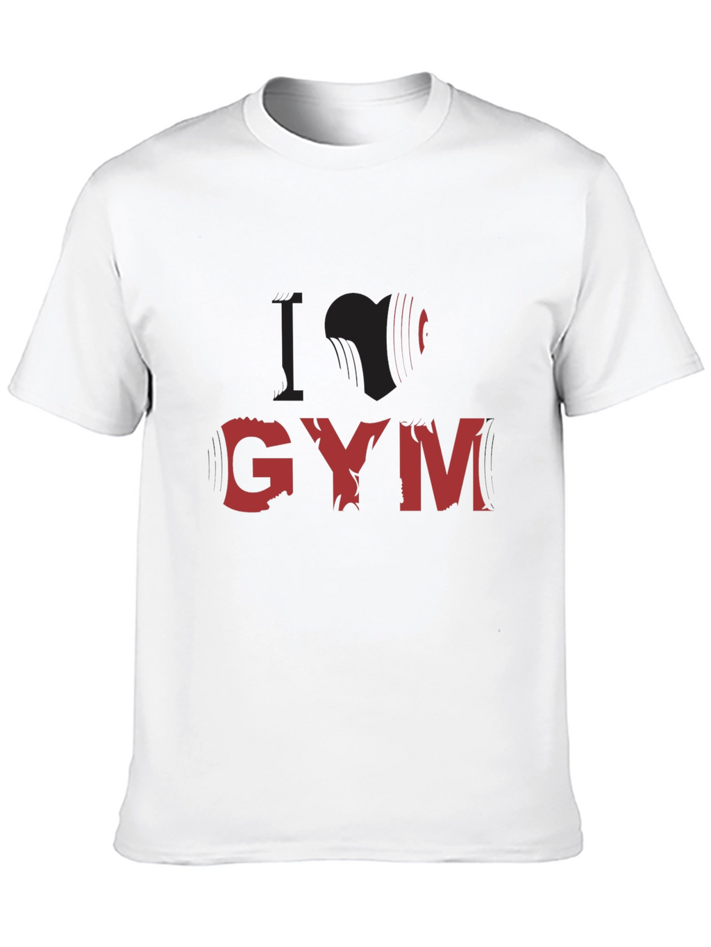 I Love Gym Black T-Shirt