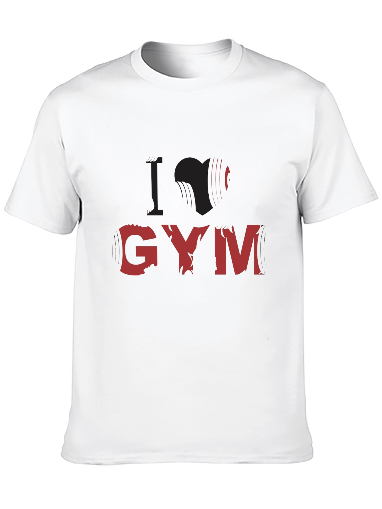 I Love Gym Black T-Shirt