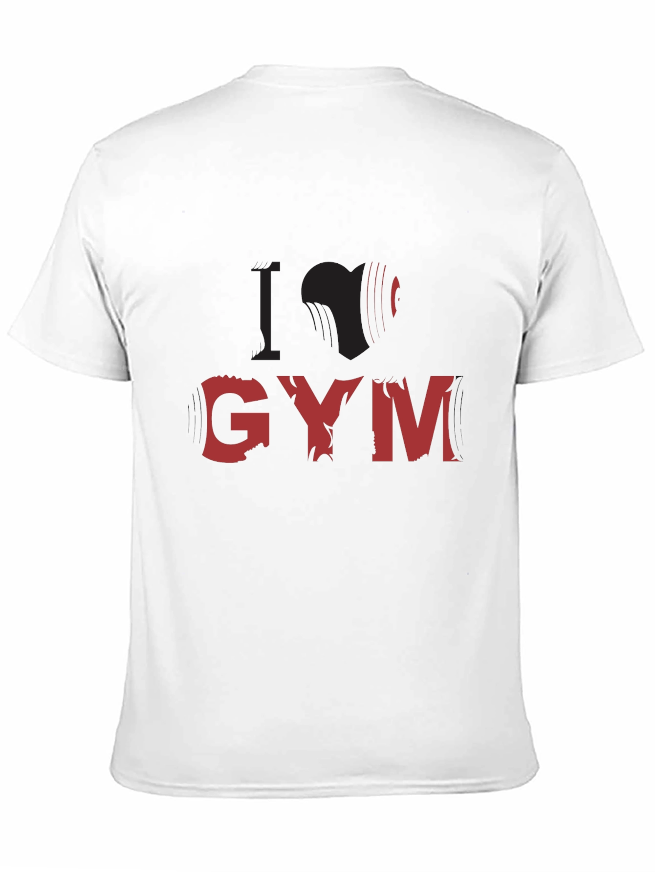 I Love Gym Black T-Shirt