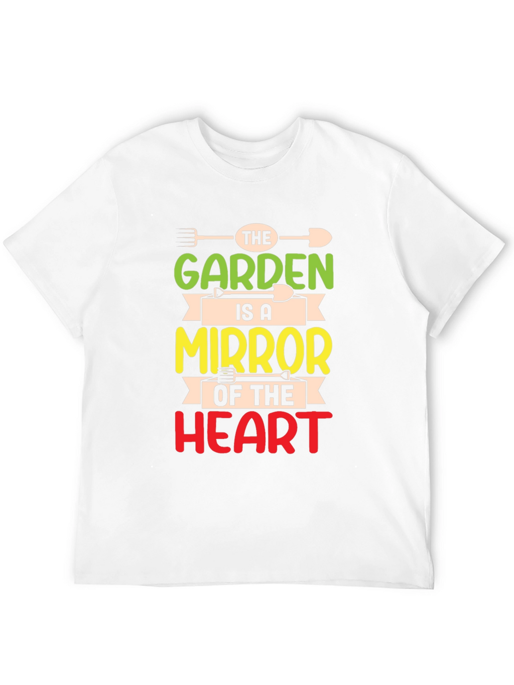 Garden Mirror Heart T-Shirt - Gardener Gift