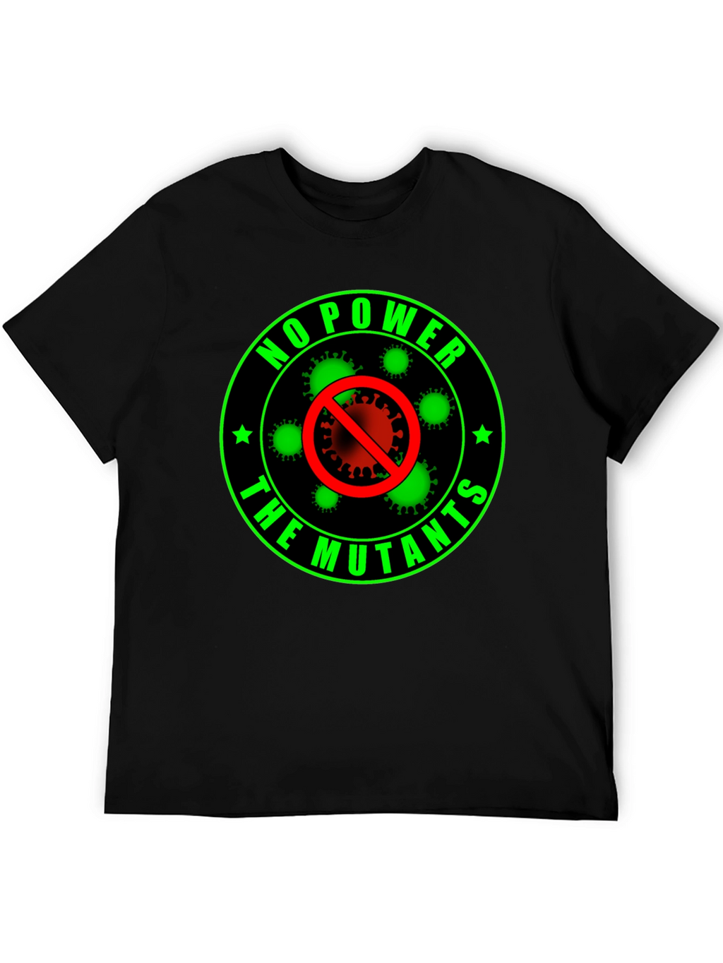 No Power The Mutants T-Shirt - Black