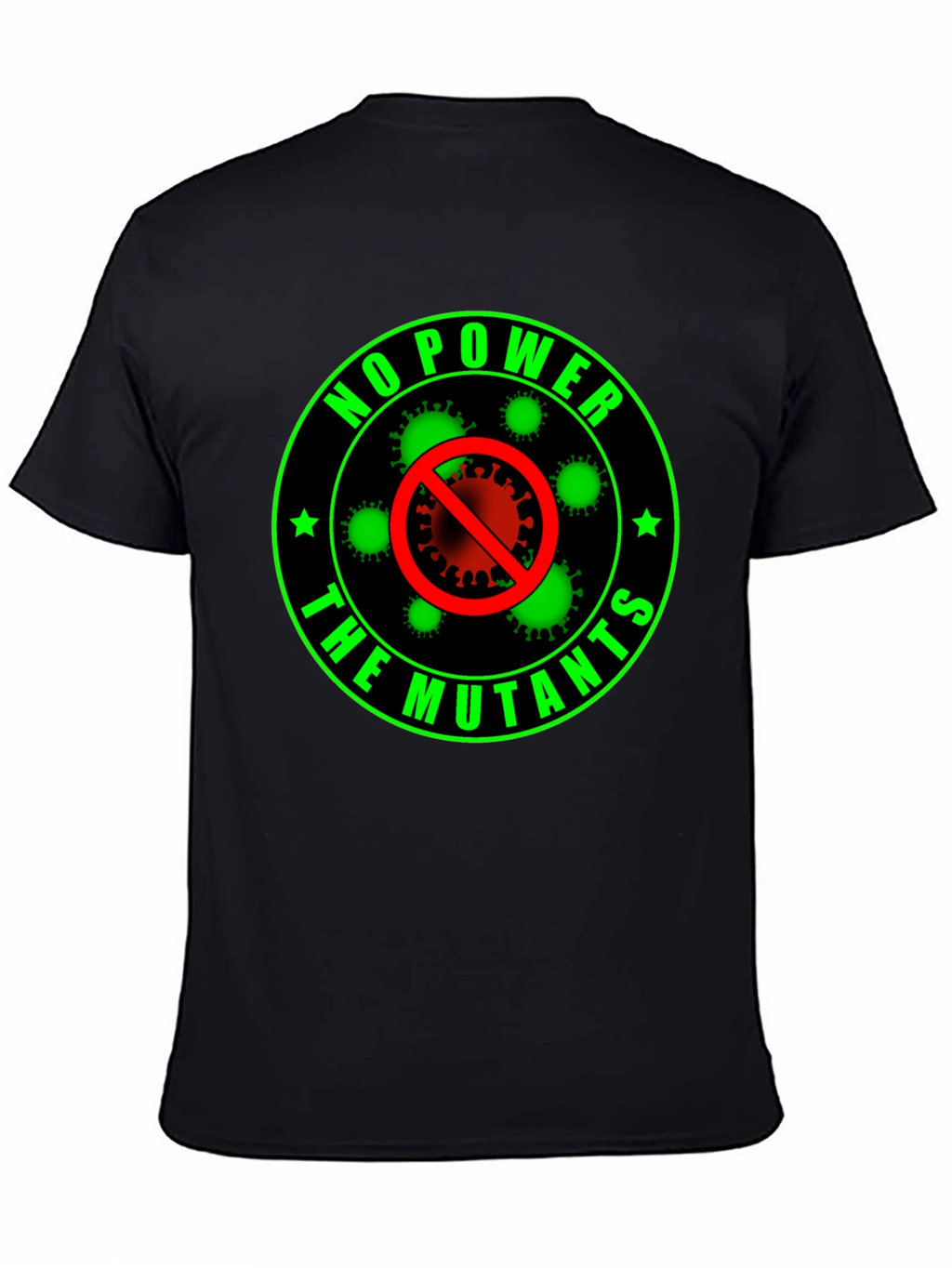 No Power The Mutants T-Shirt - Black