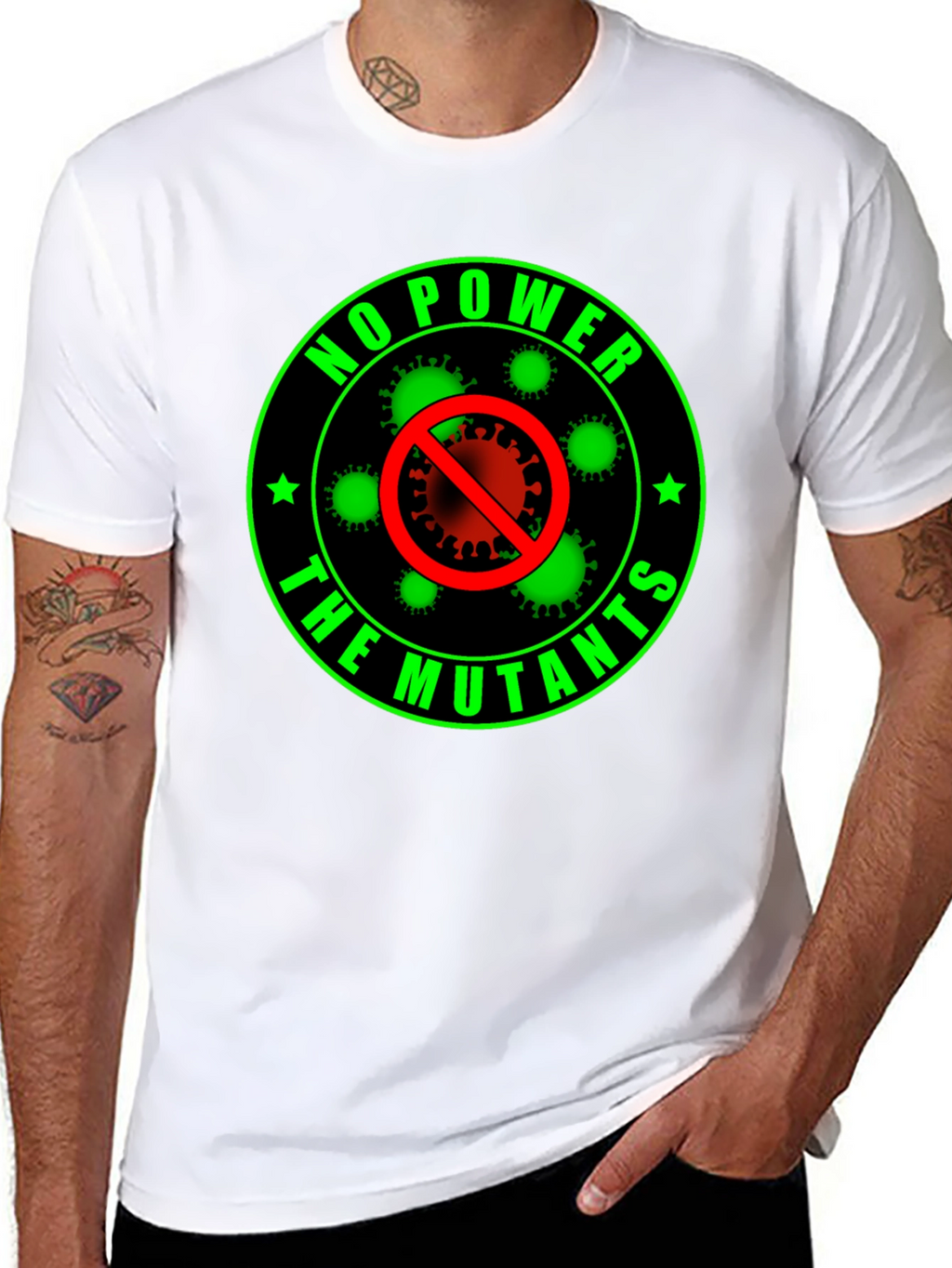 No Power The Mutants T-Shirt - Black