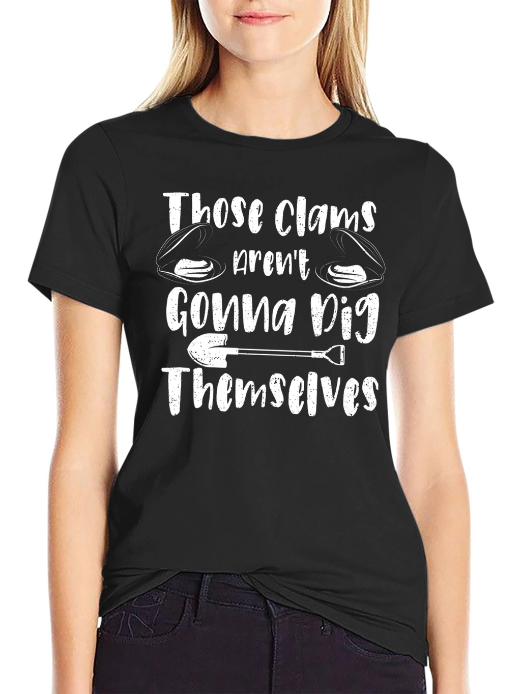 Clam Digging T-Shirt - Humorous Design