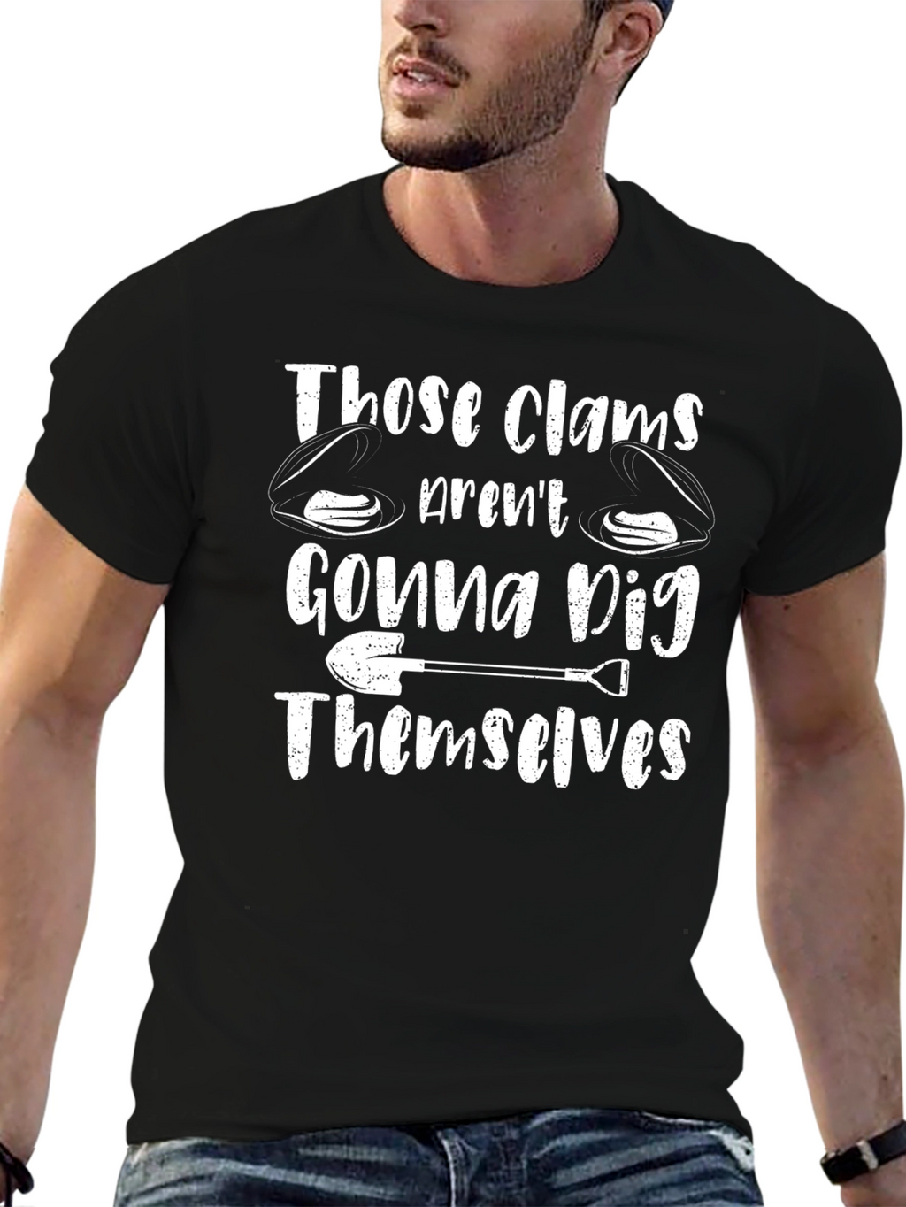 Clam Digging T-Shirt - Humorous Design