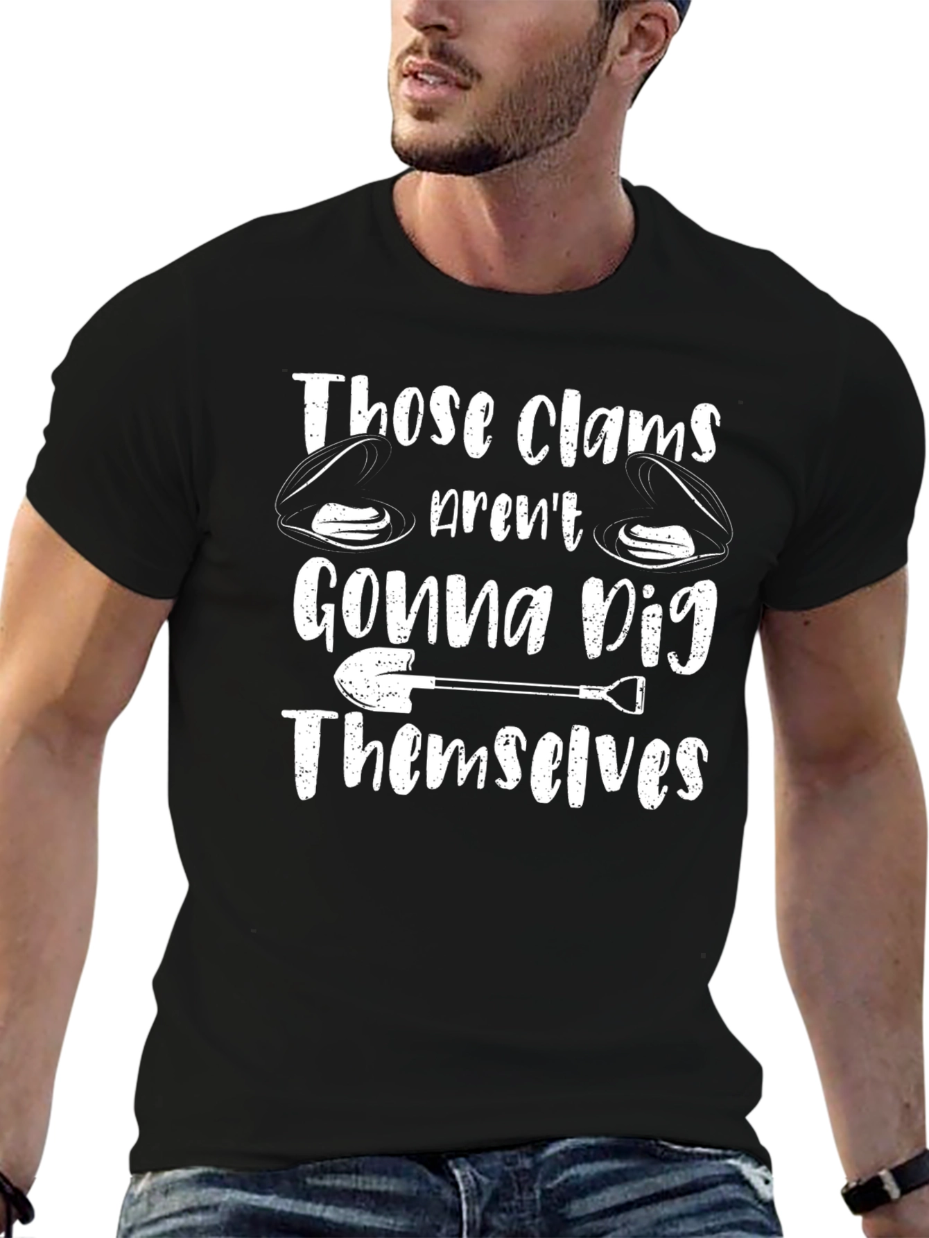 Clam Digging T-Shirt - Humorous Design