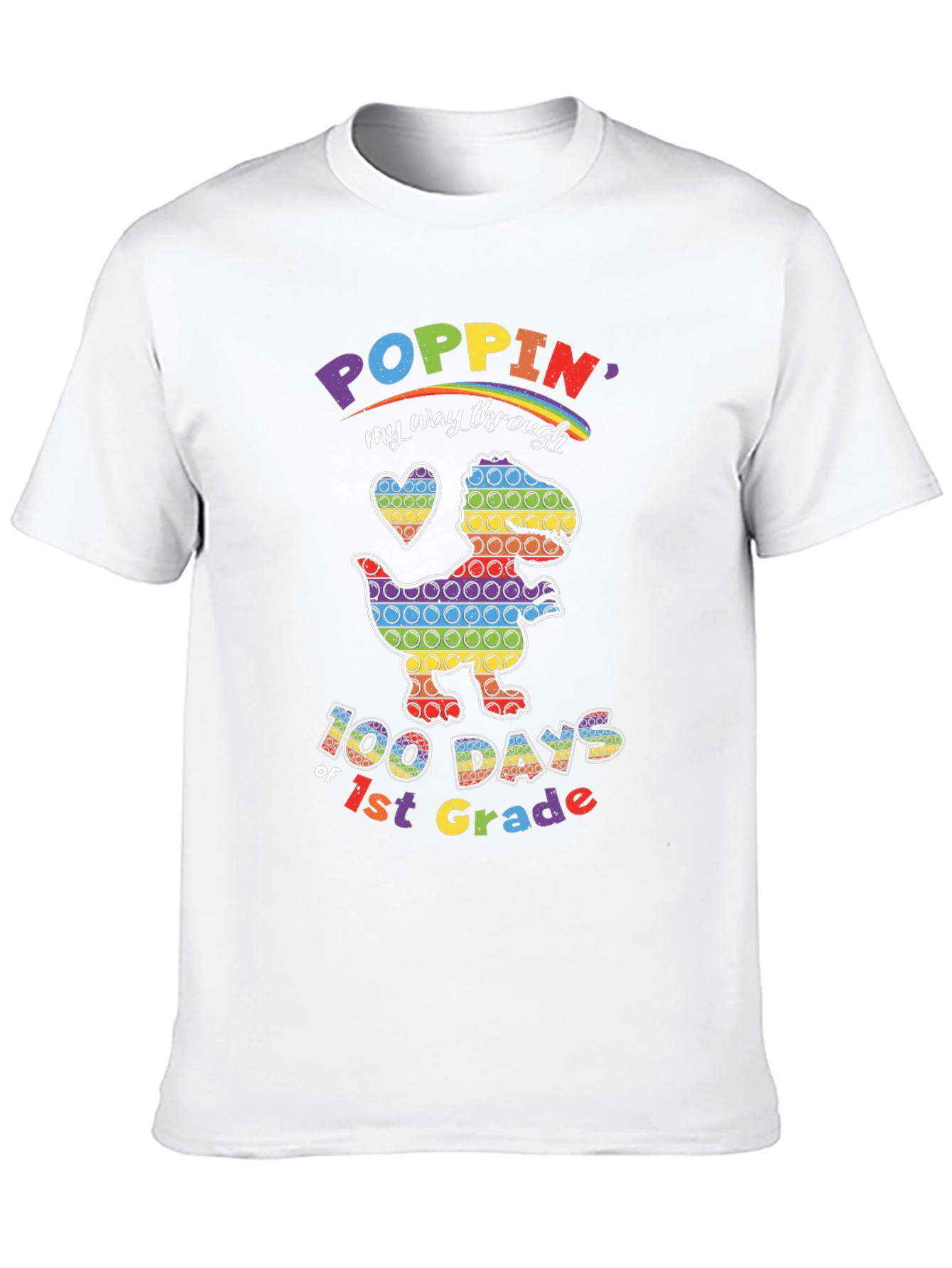 Poppin 100 Days of 1st Grade T-Shirt