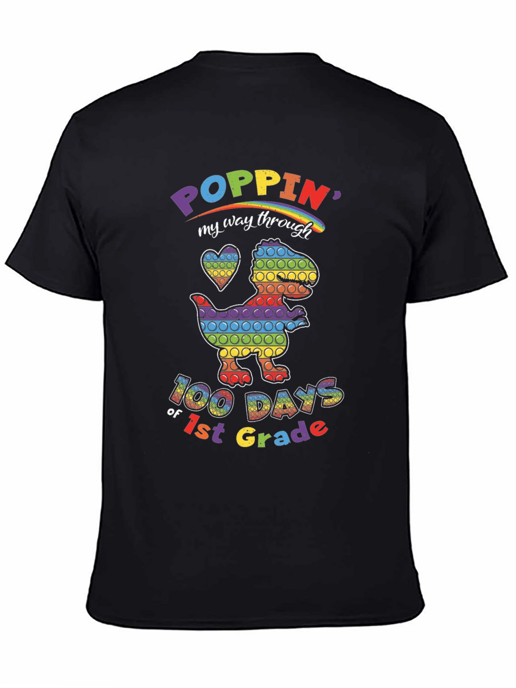 Poppin 100 Days of 1st Grade T-Shirt