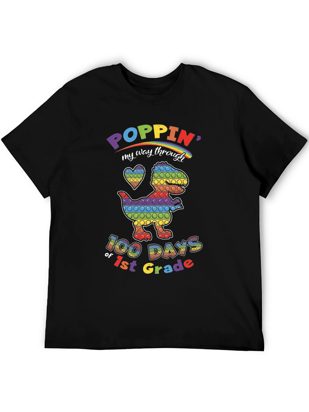 Poppin 100 Days of 1st Grade T-Shirt