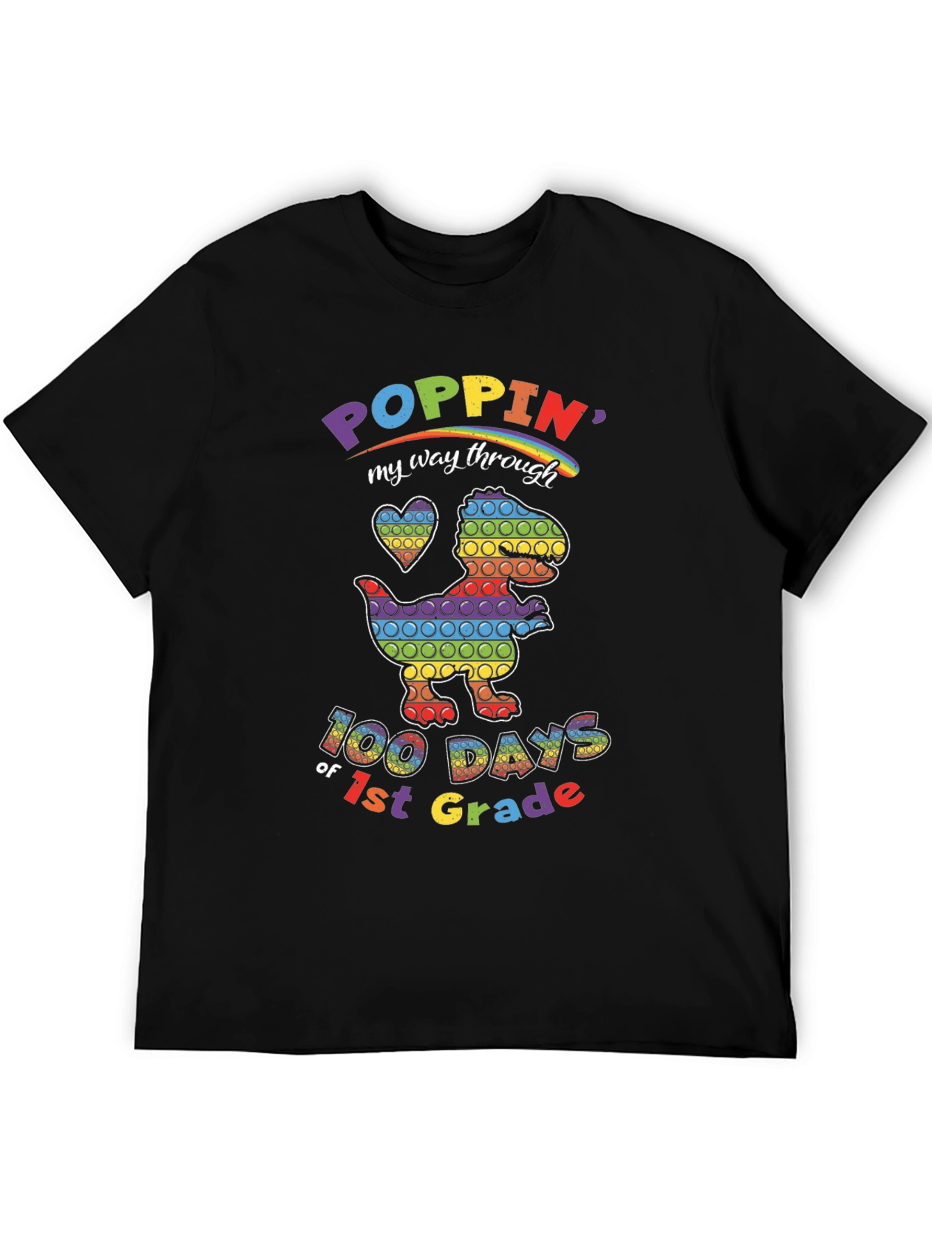 Poppin 100 Days of 1st Grade T-Shirt