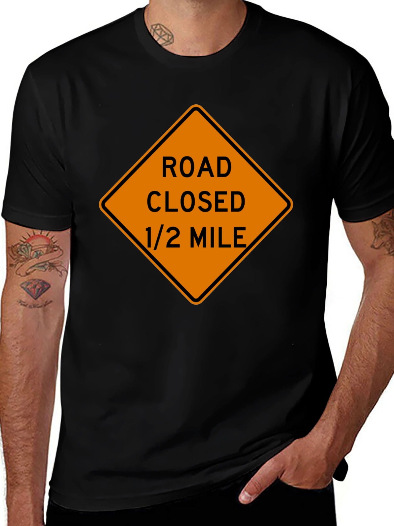 Road Closed Ahead T-Shirt
