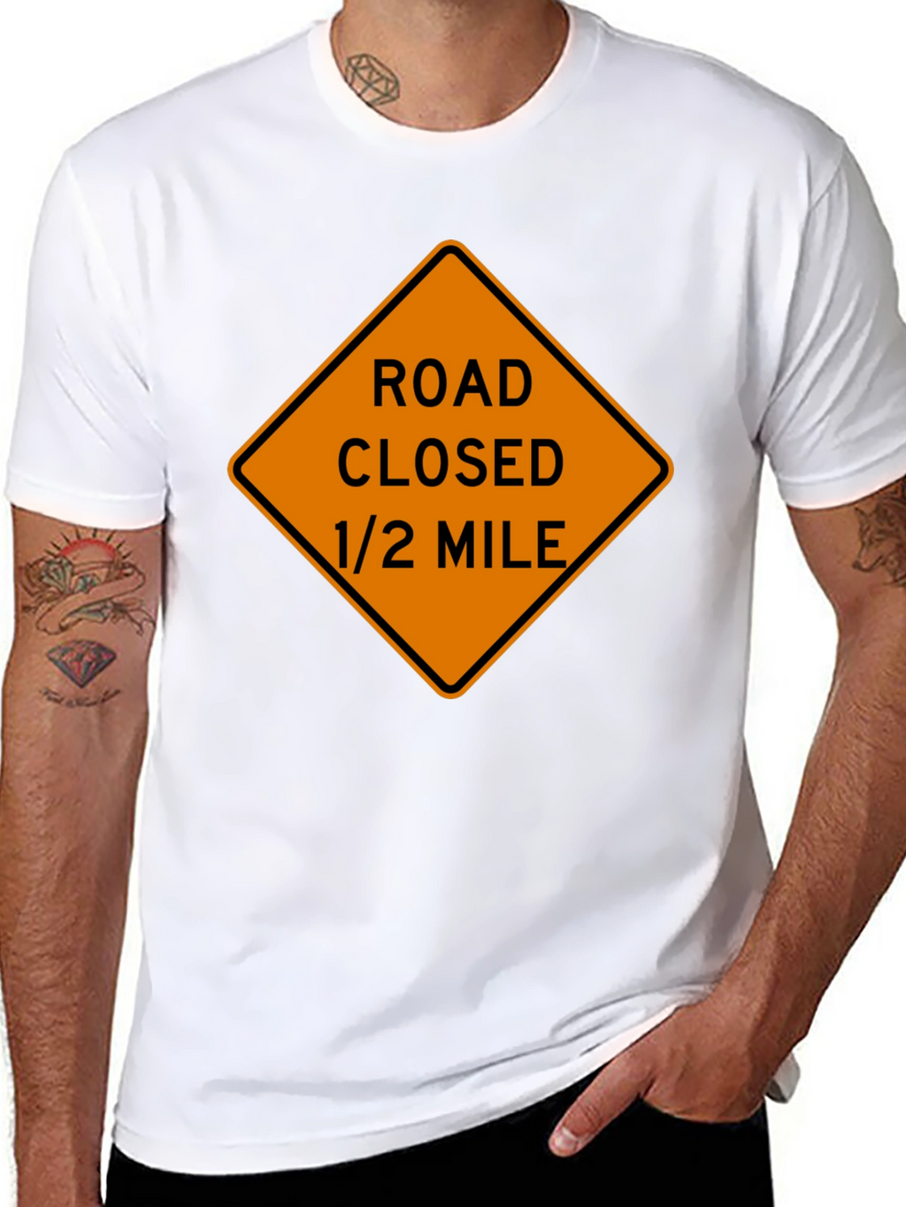 Road Closed Ahead T-Shirt