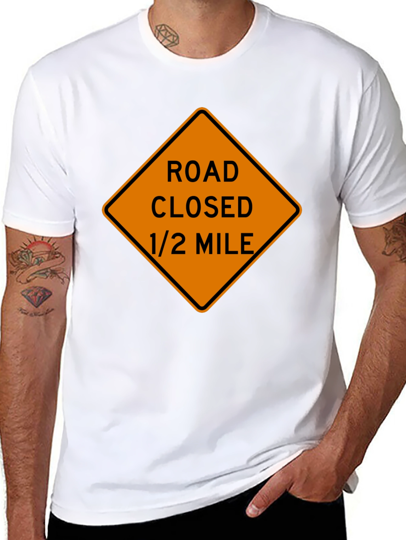 Road Closed Ahead T-Shirt