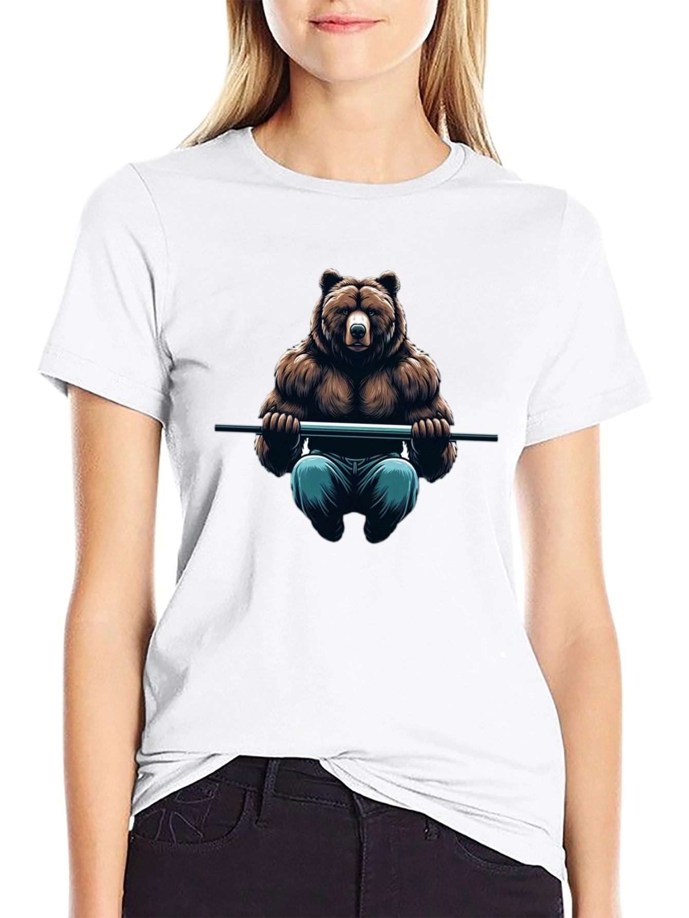 Bear Lifting T-Shirt - Gym Animal Tee
