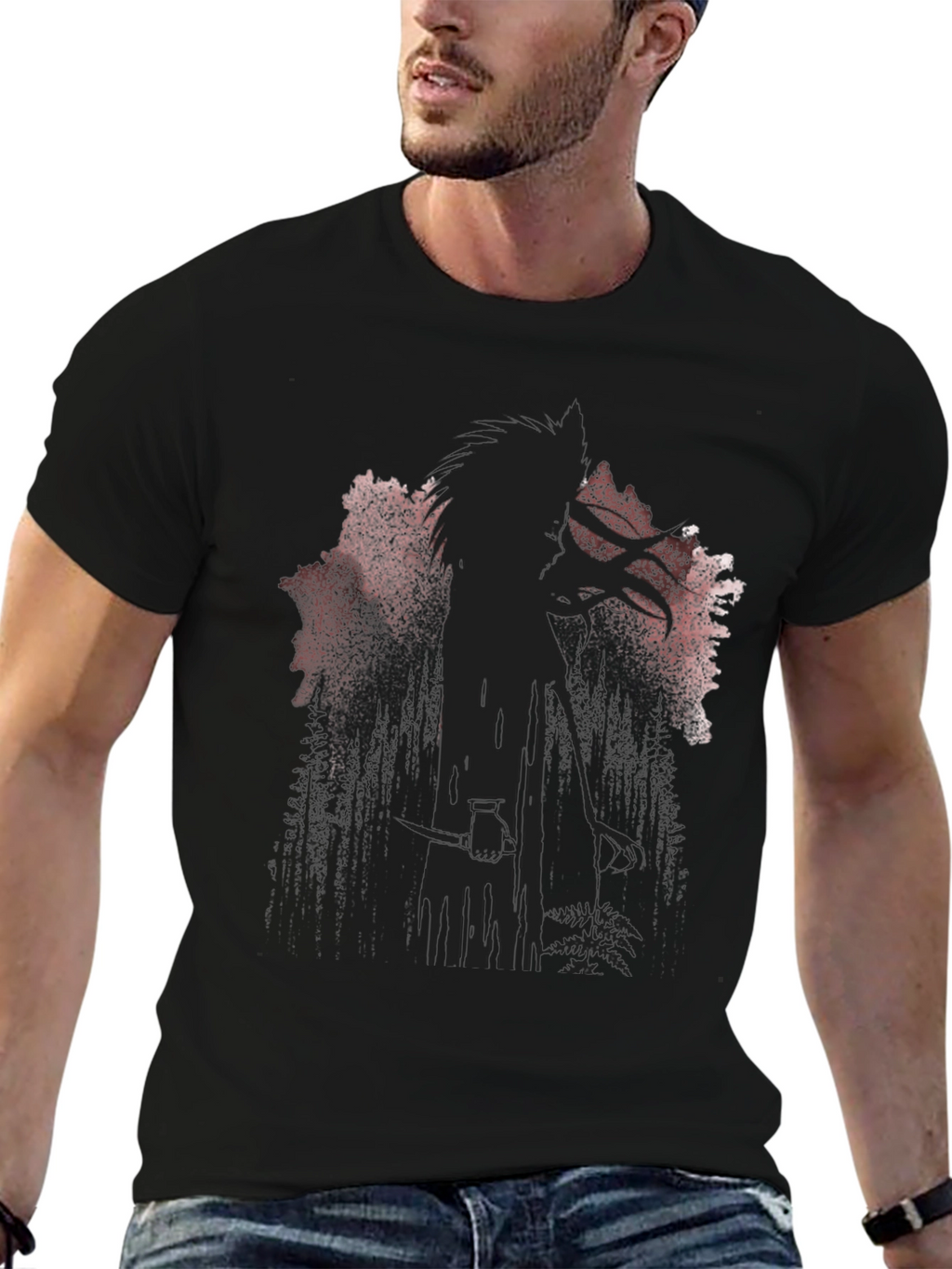 Grim Reaper Graphic Tee - Black T-Shirt